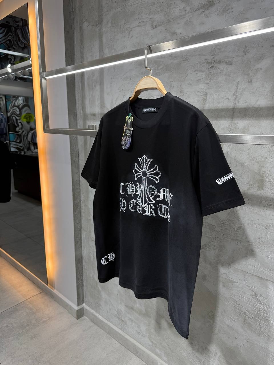 CH Luxury Special Design Black & White T-shirt