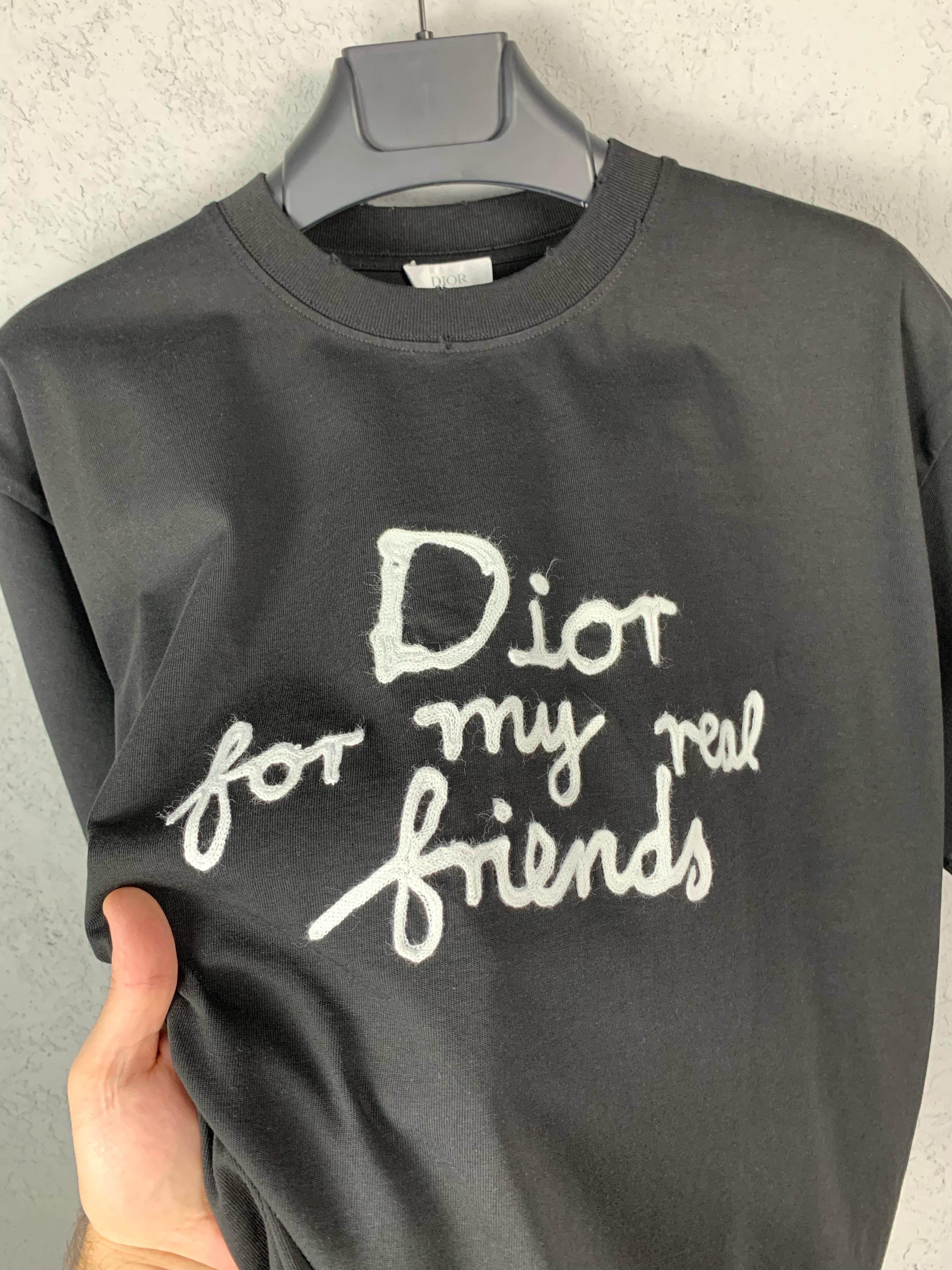 CD ‘Reel Friends’ Embroidered High Quality Black & White T-Shirt