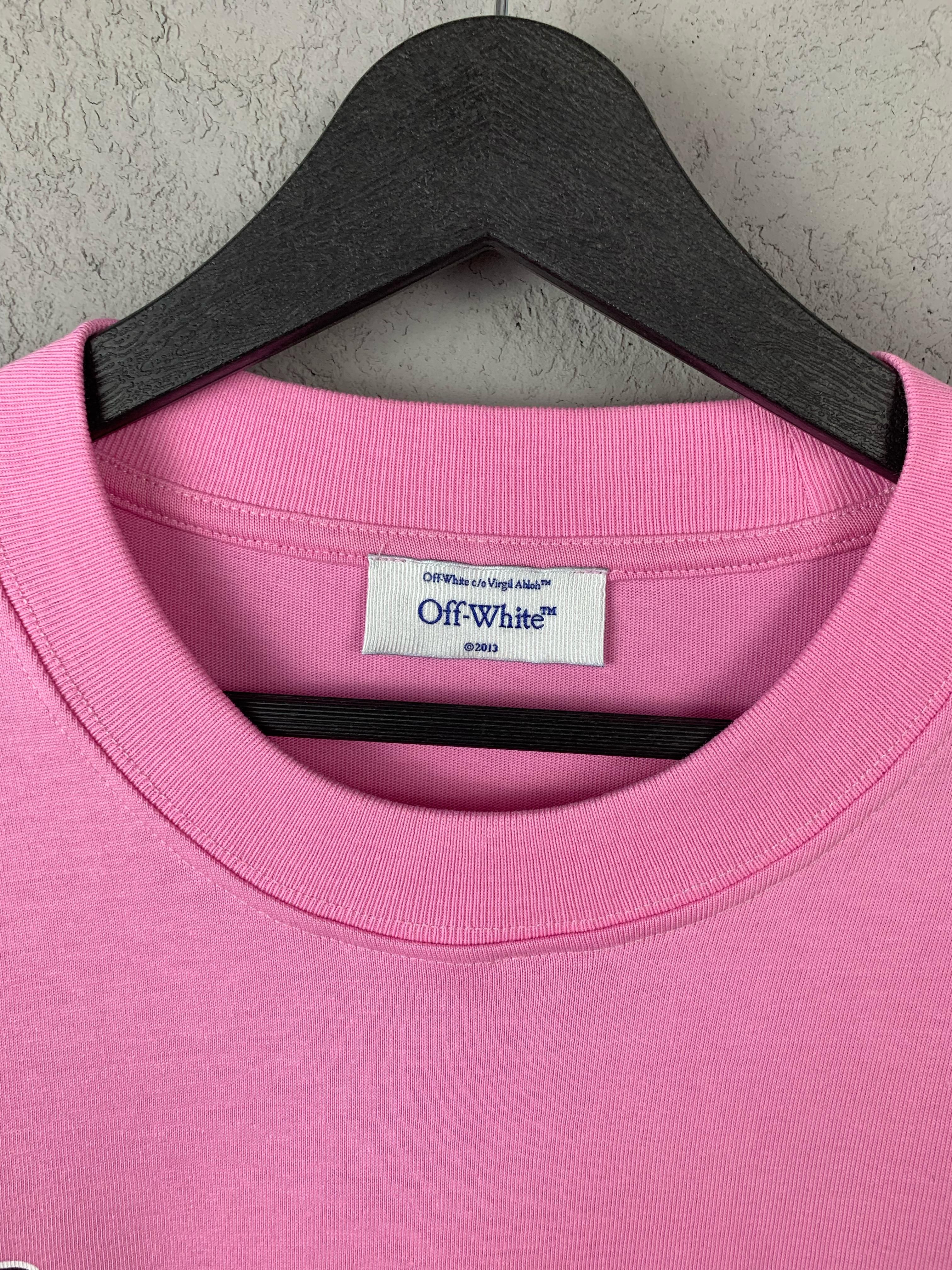 O-W Luxury Printed Pink T-shirt