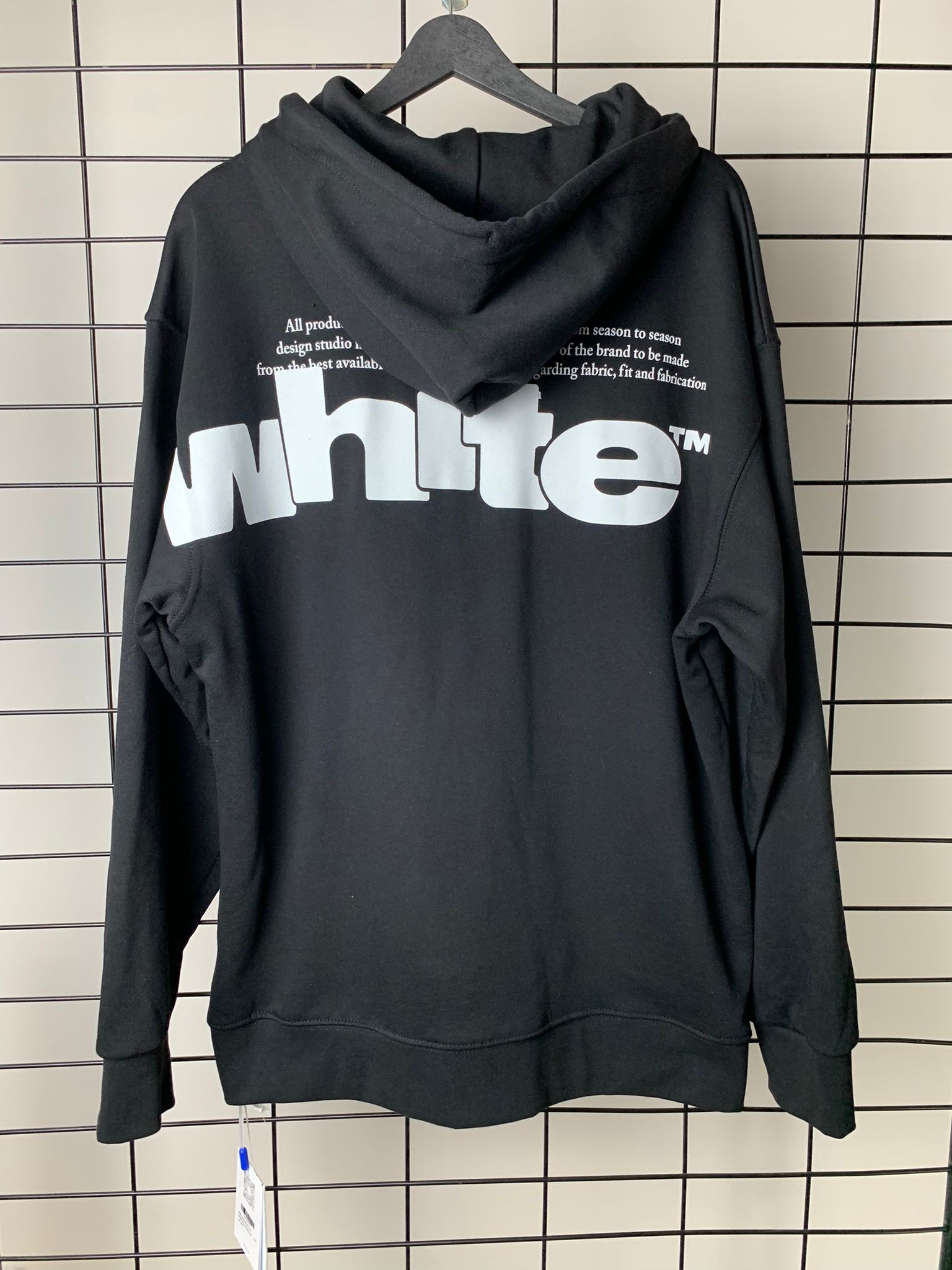 O-W Logo Print Luxury Hoodie