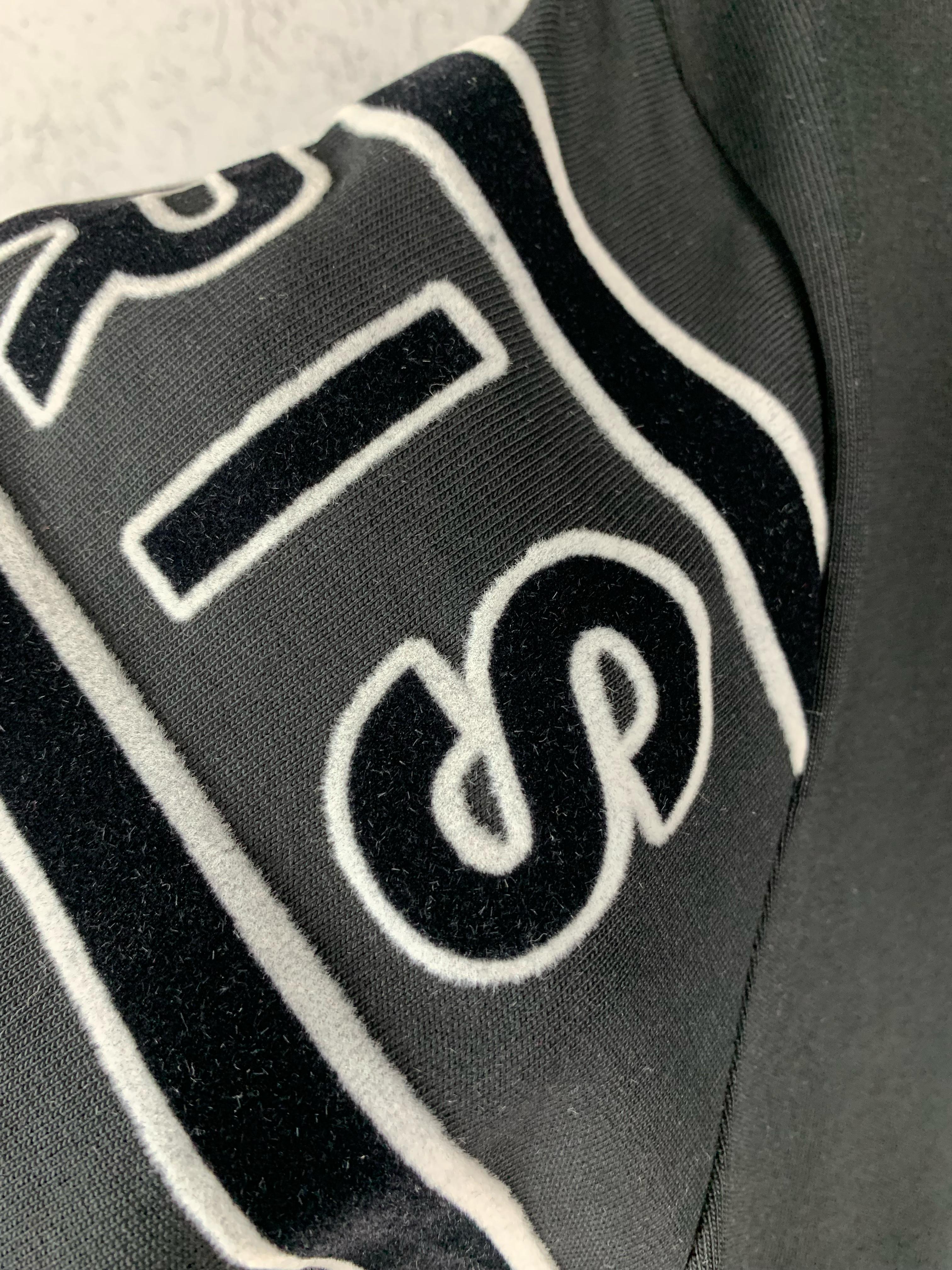 BL Luxury Lettering Printed Black & White T-shirt