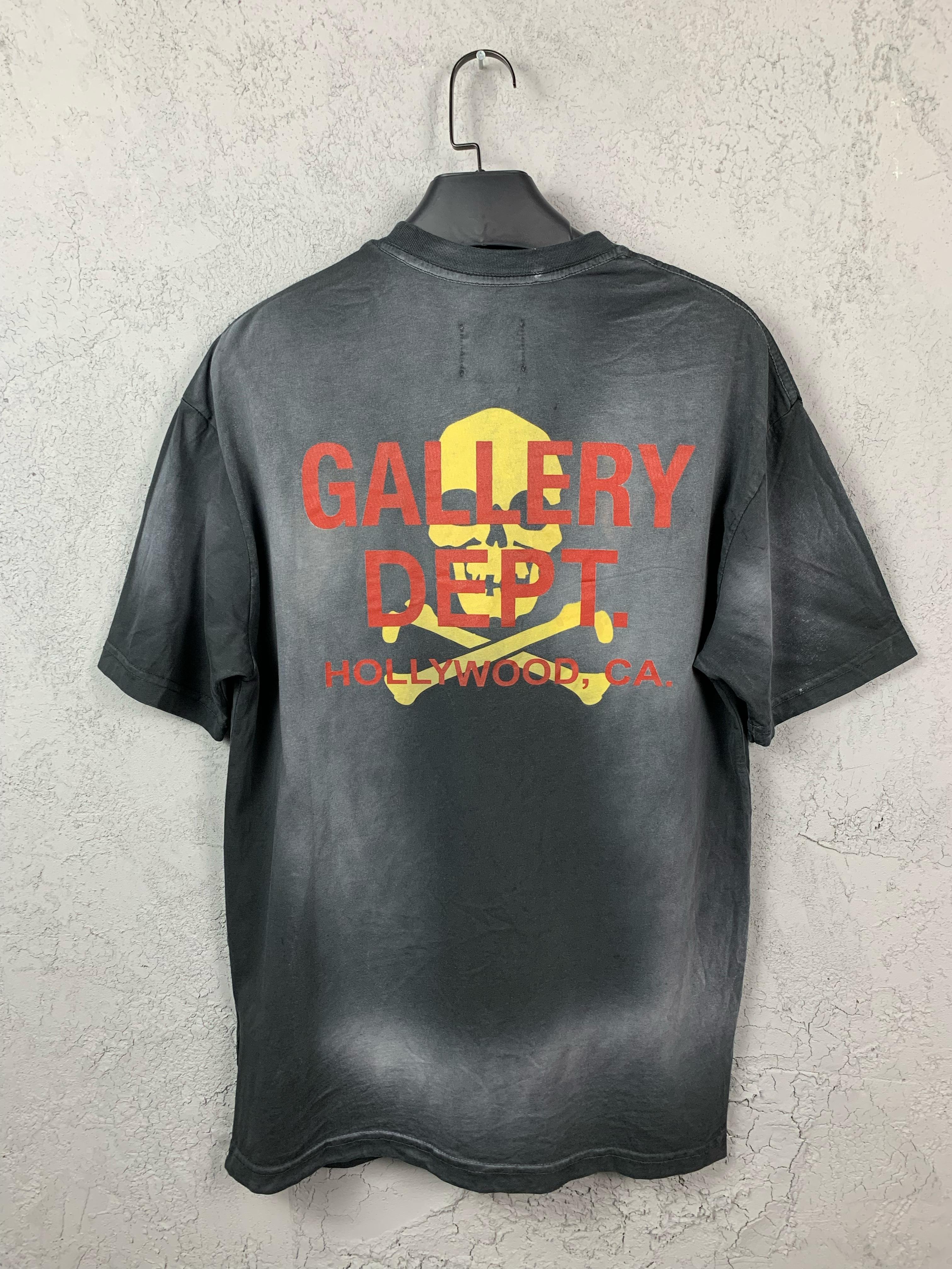 GD Luxury Skull Design Gray T-shirt