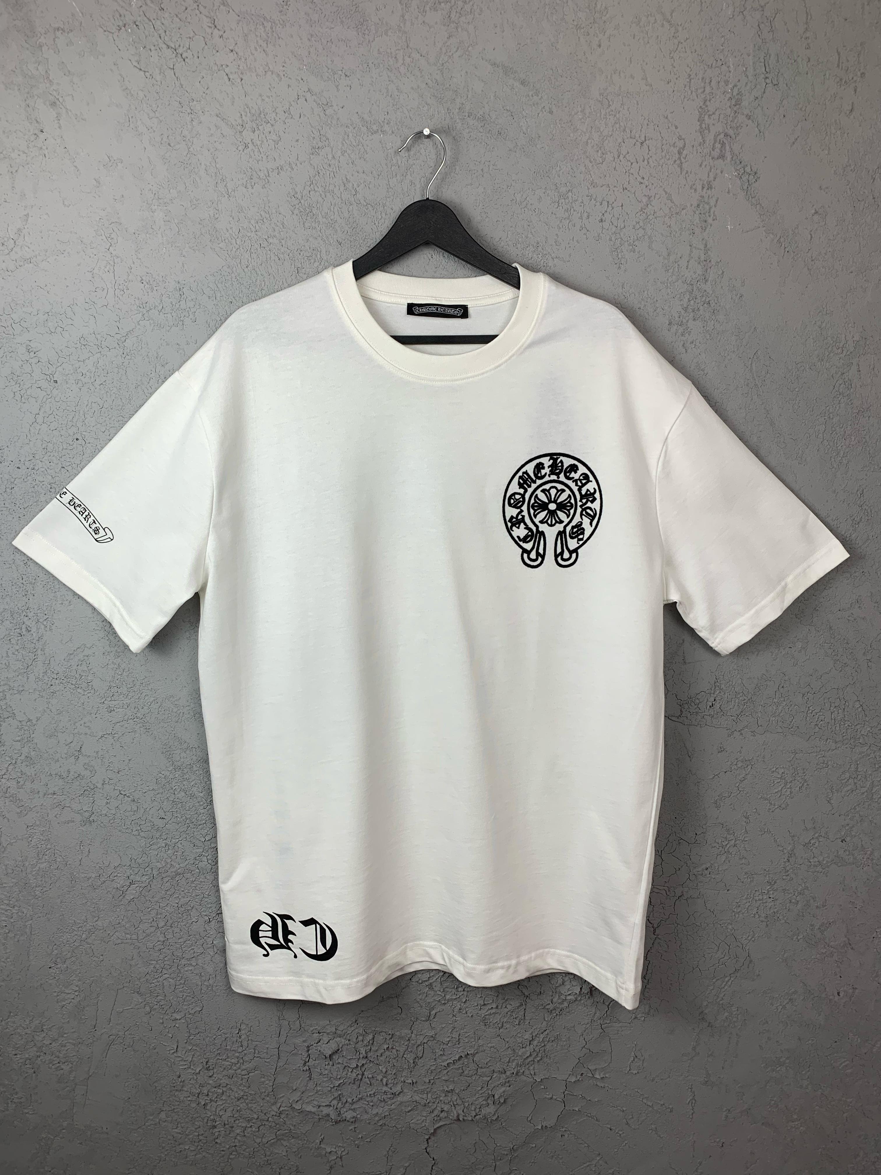 CH Luxury Colorful Printed Black & White T-shirt