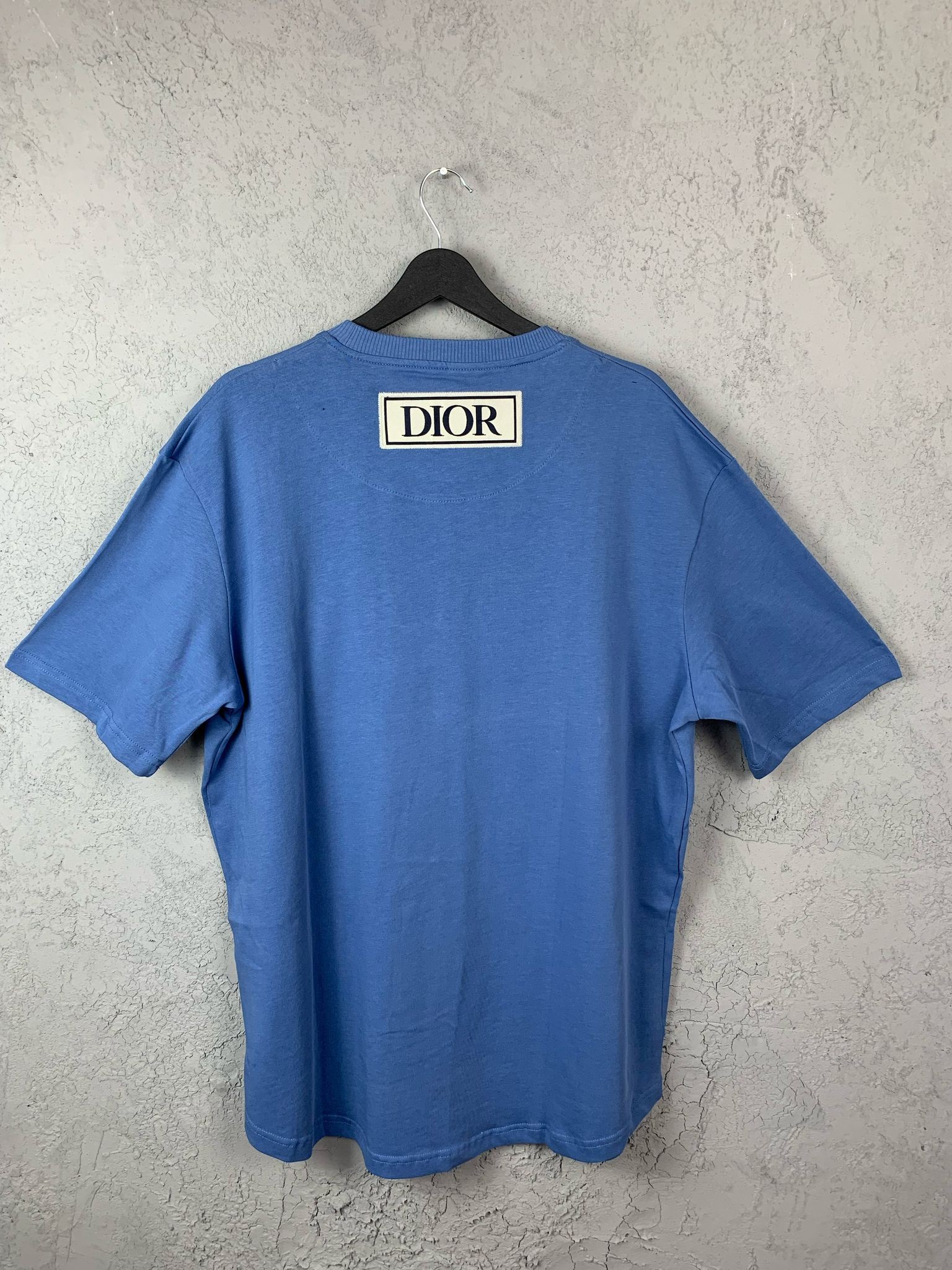 CD Luxury Blue T-shirt with Pocket Detail