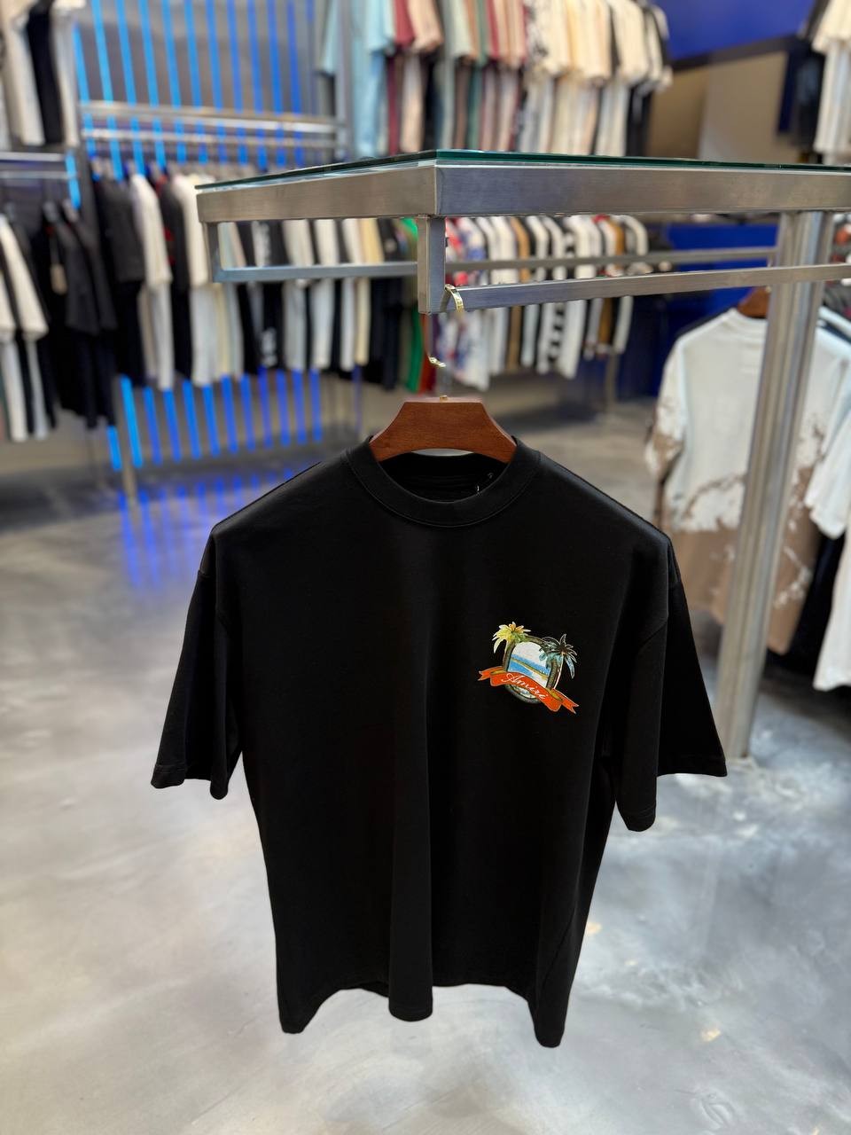 A Luxury Paradise Black & White T-shirt - Black