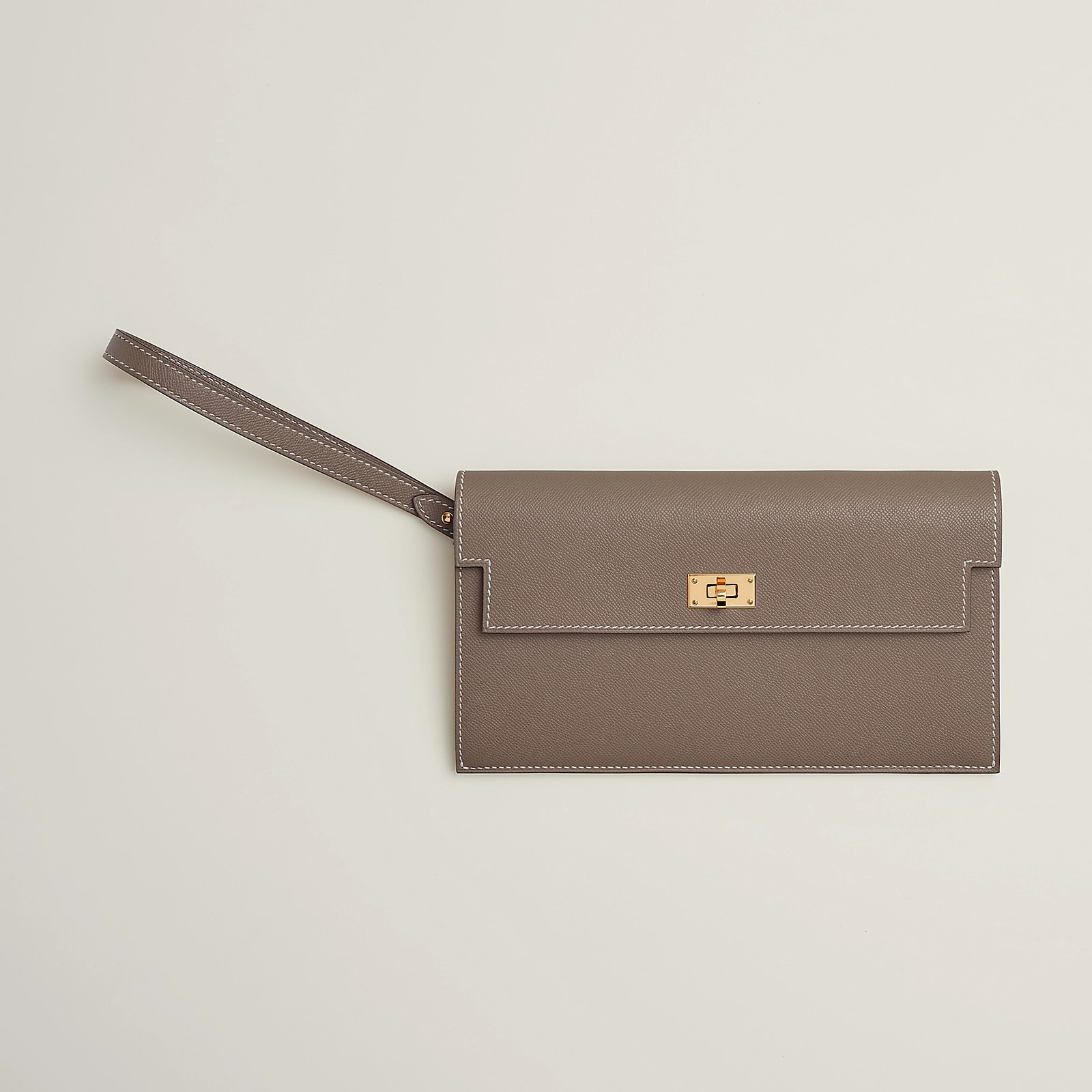 H Luxury Long Wallet - Gray