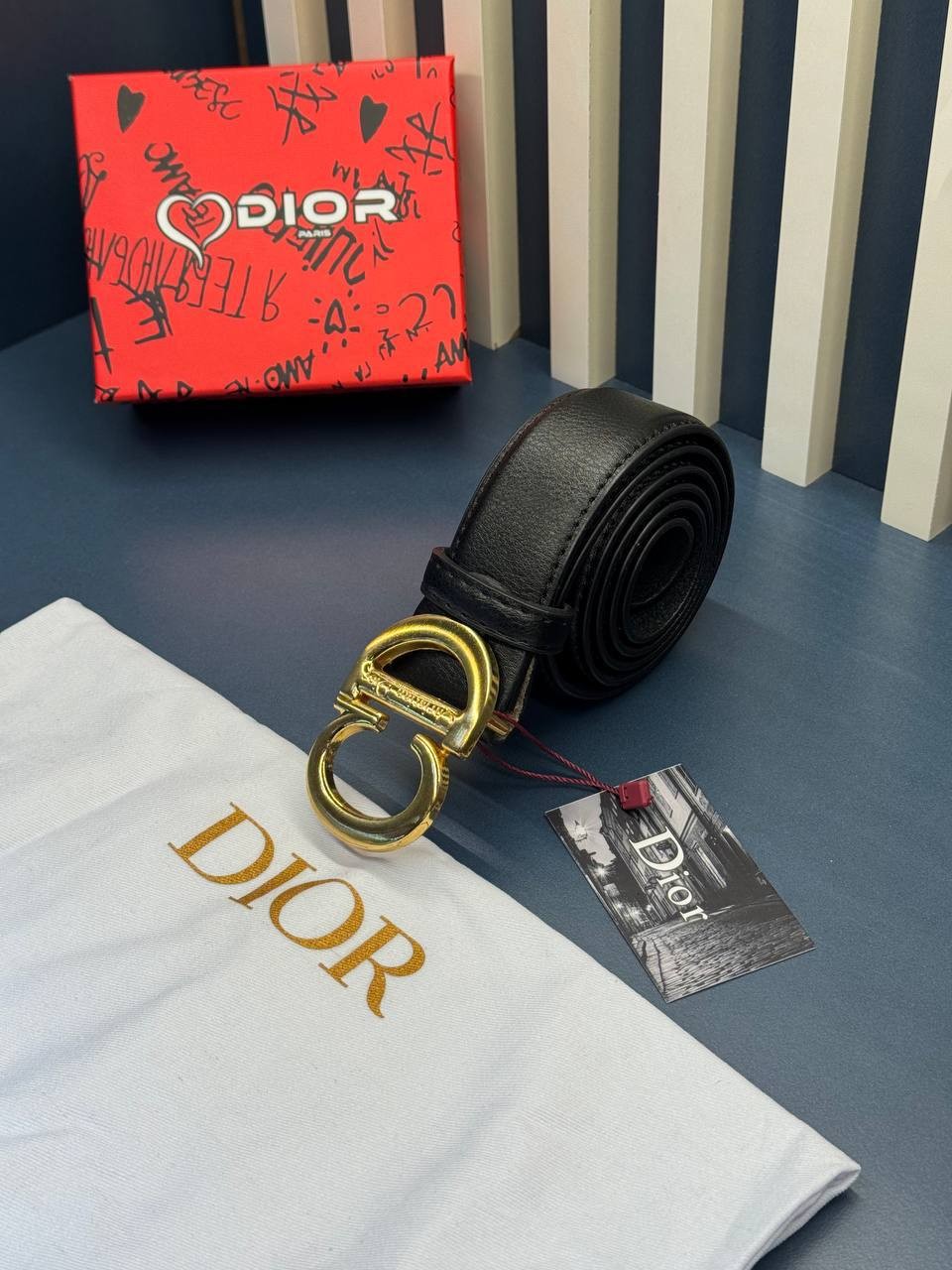 CD Luxury Leather Belt