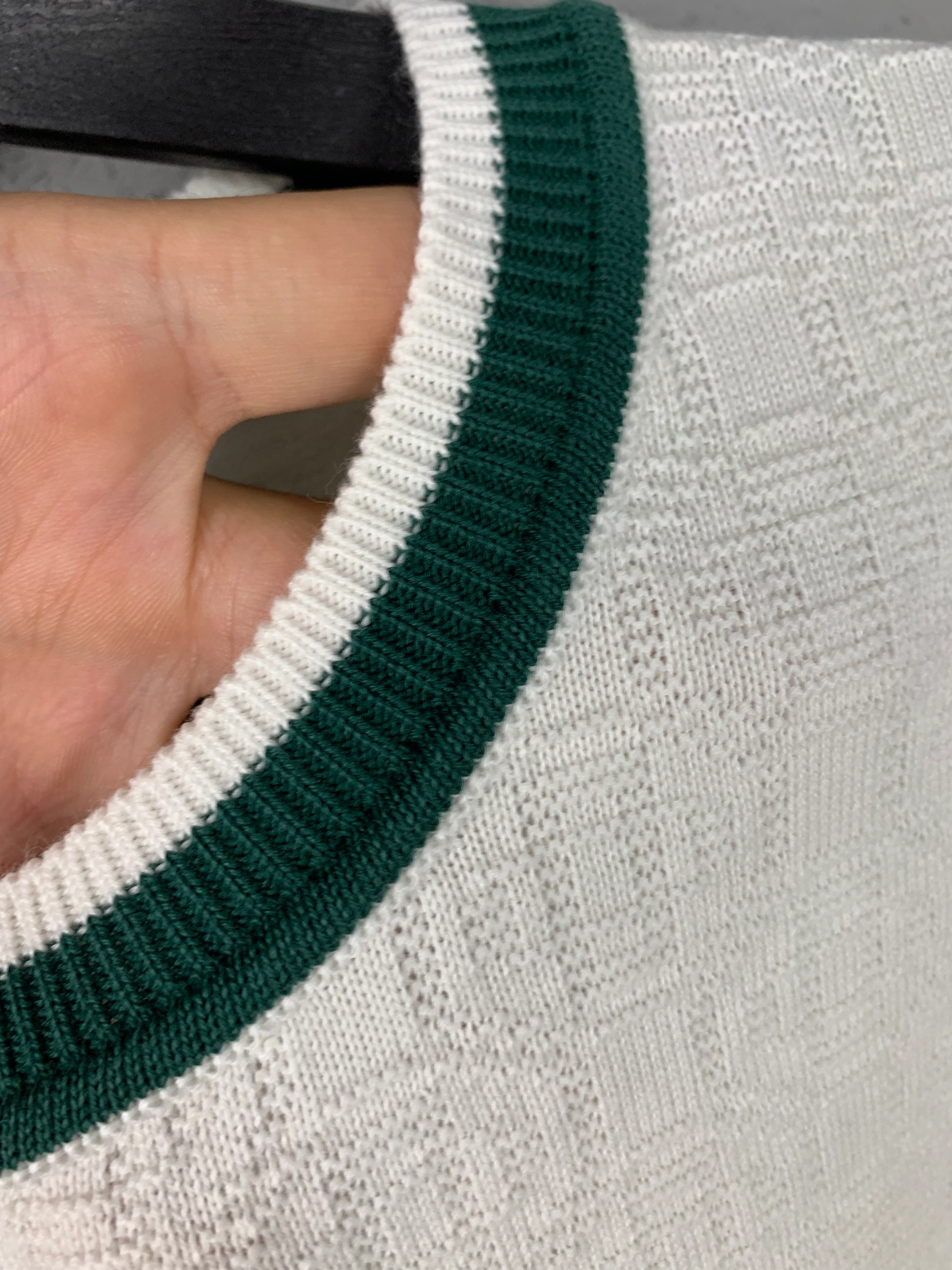 CB Specially Printed Fabric Black/White/Green Knitwear