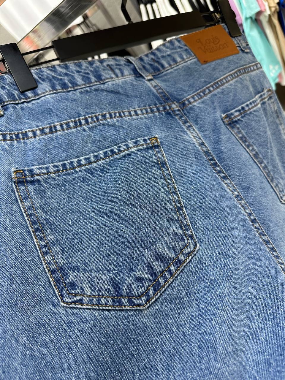 L Luxury Special Design Baggy Jeans