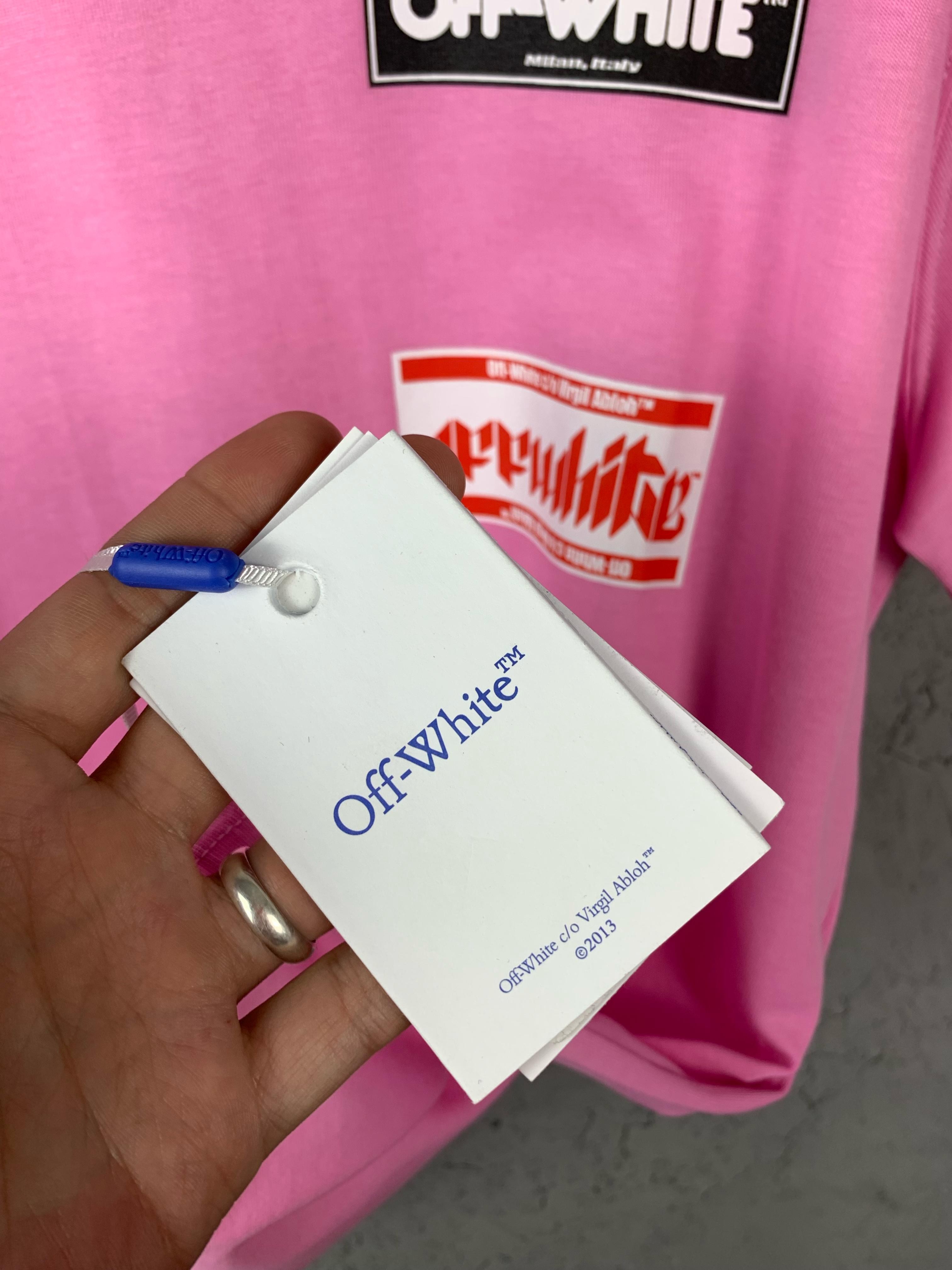 O-W Luxury Printed Pink T-shirt