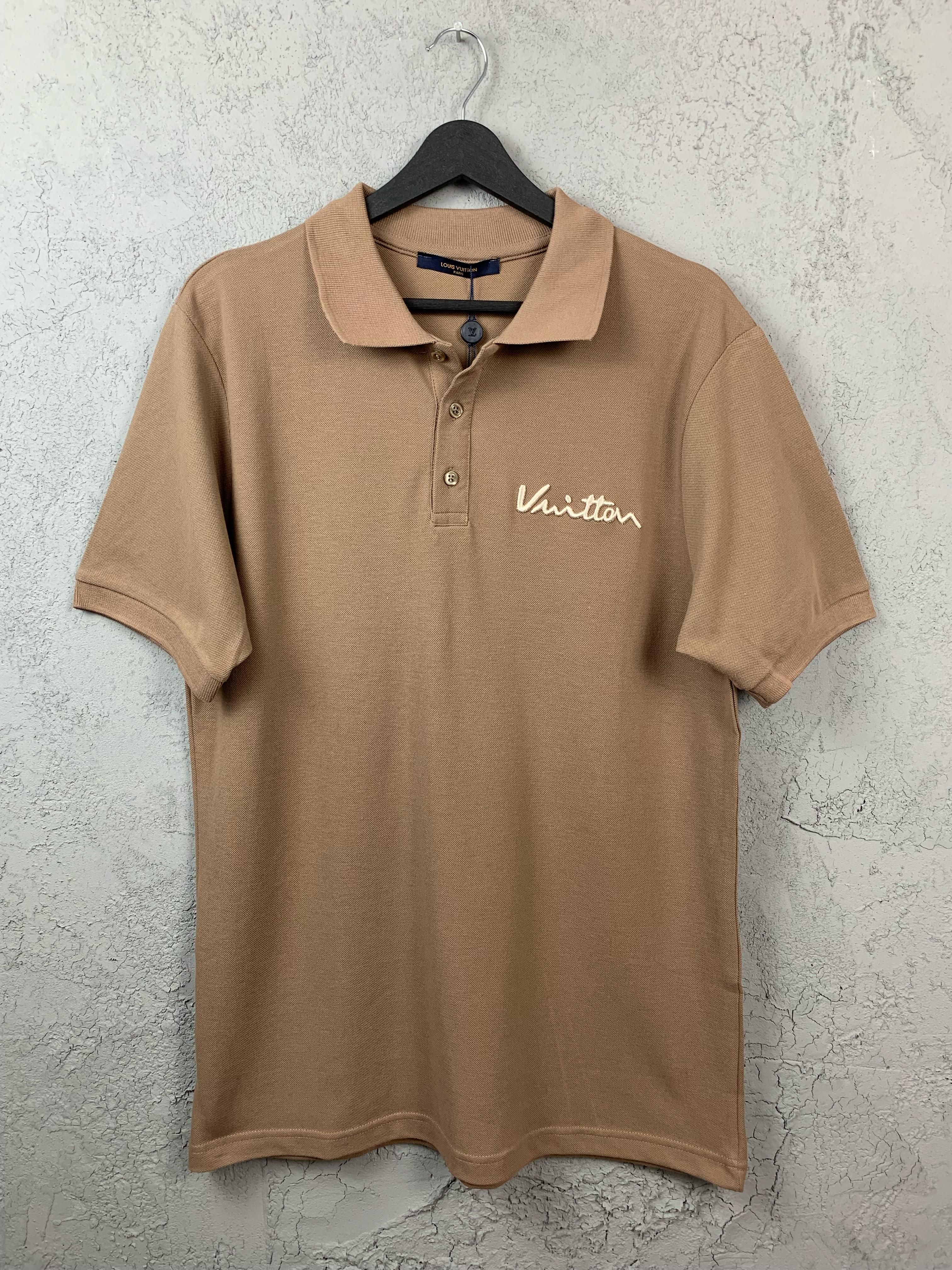 L Luxury Embroidery Detailed Polo T-shirt