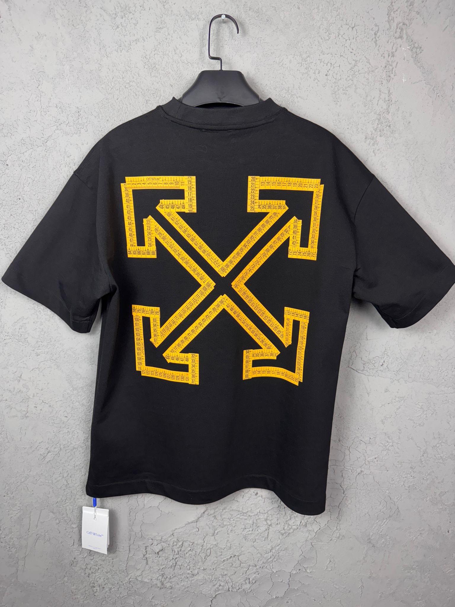 O-W New Season Luxury Top Quality T.Arrow White&Black T-shirt
