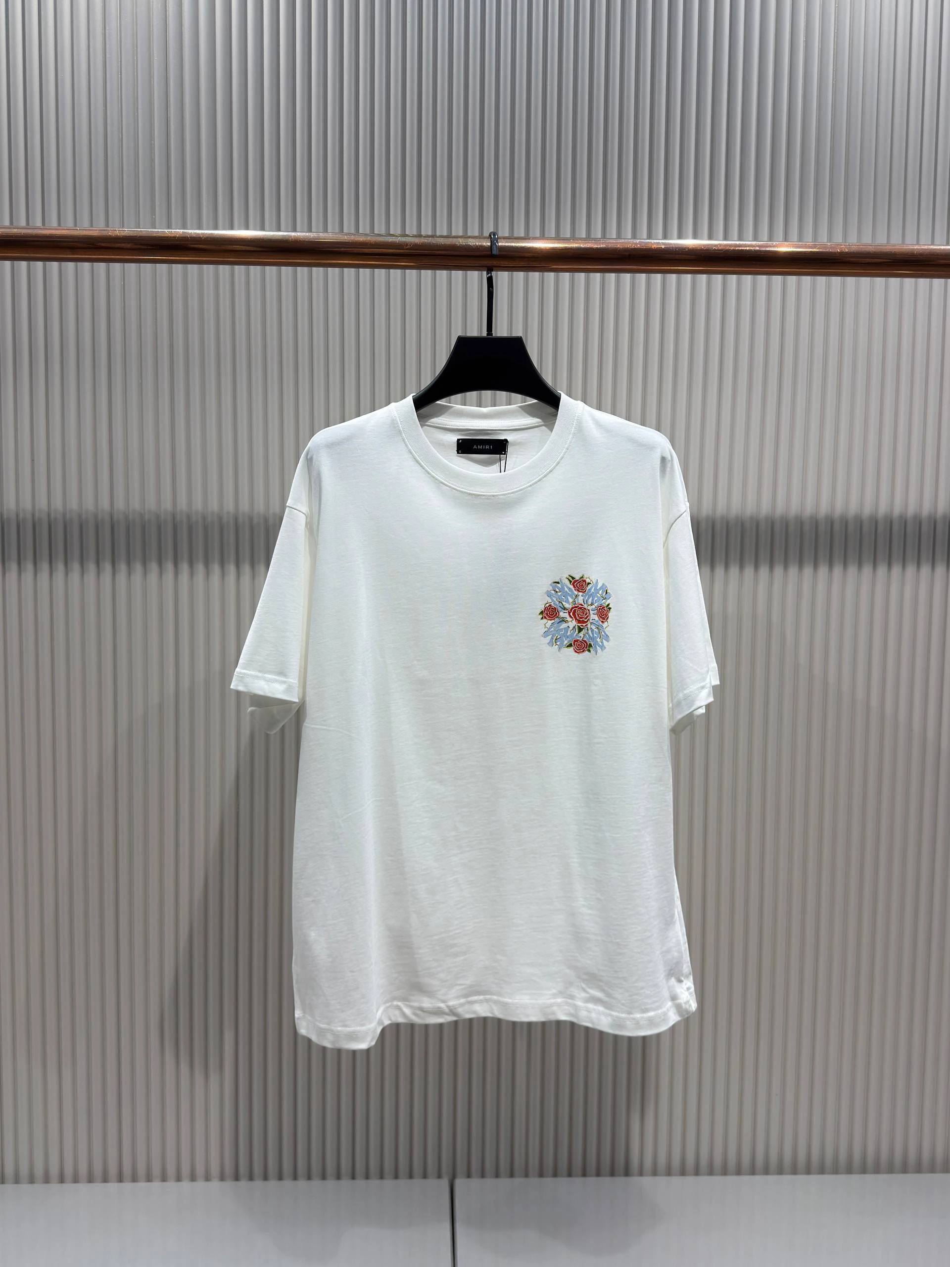 A Luxury Colorful Logo T-shirt - White