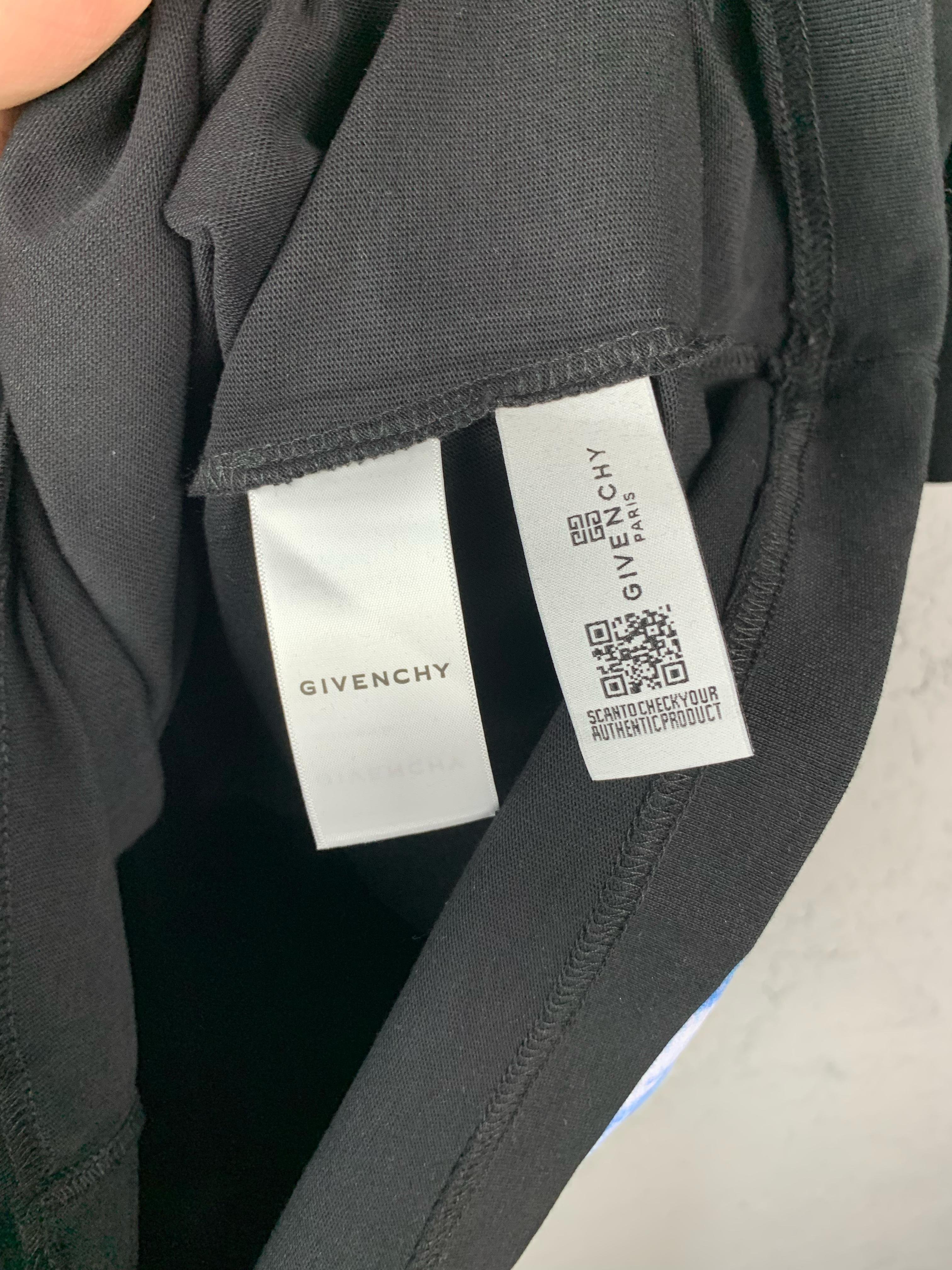 GY Luxury Special Print Black T-shirt