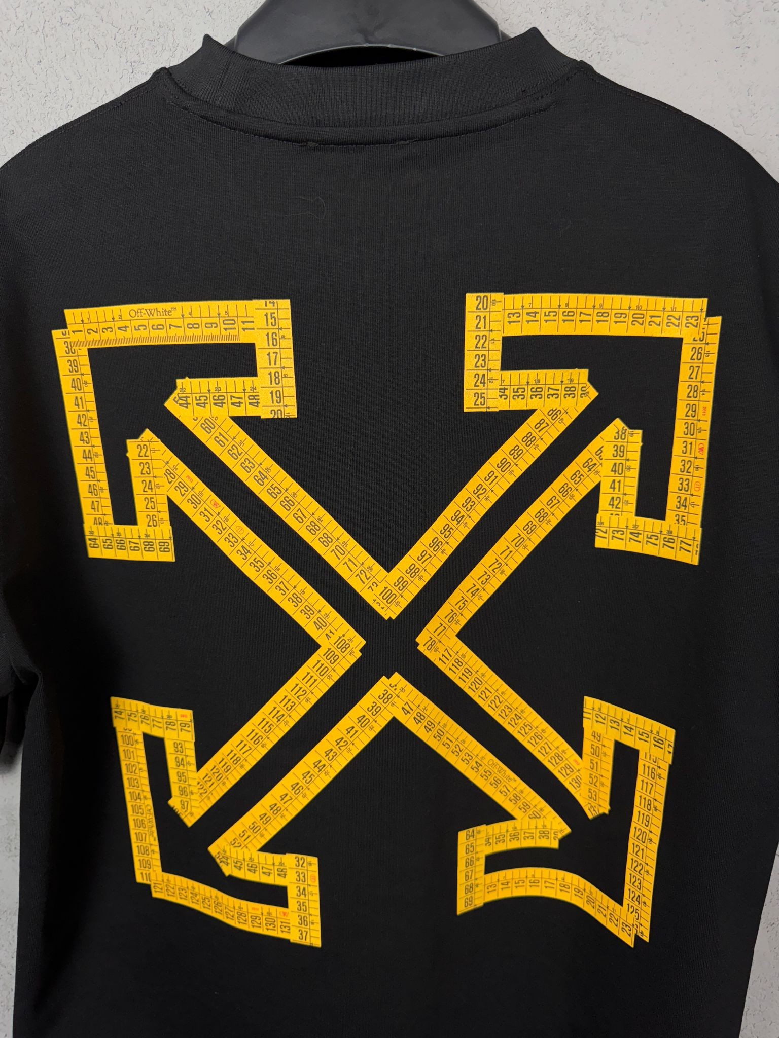O-W New Season Luxury Top Quality T.Arrow White&Black T-shirt