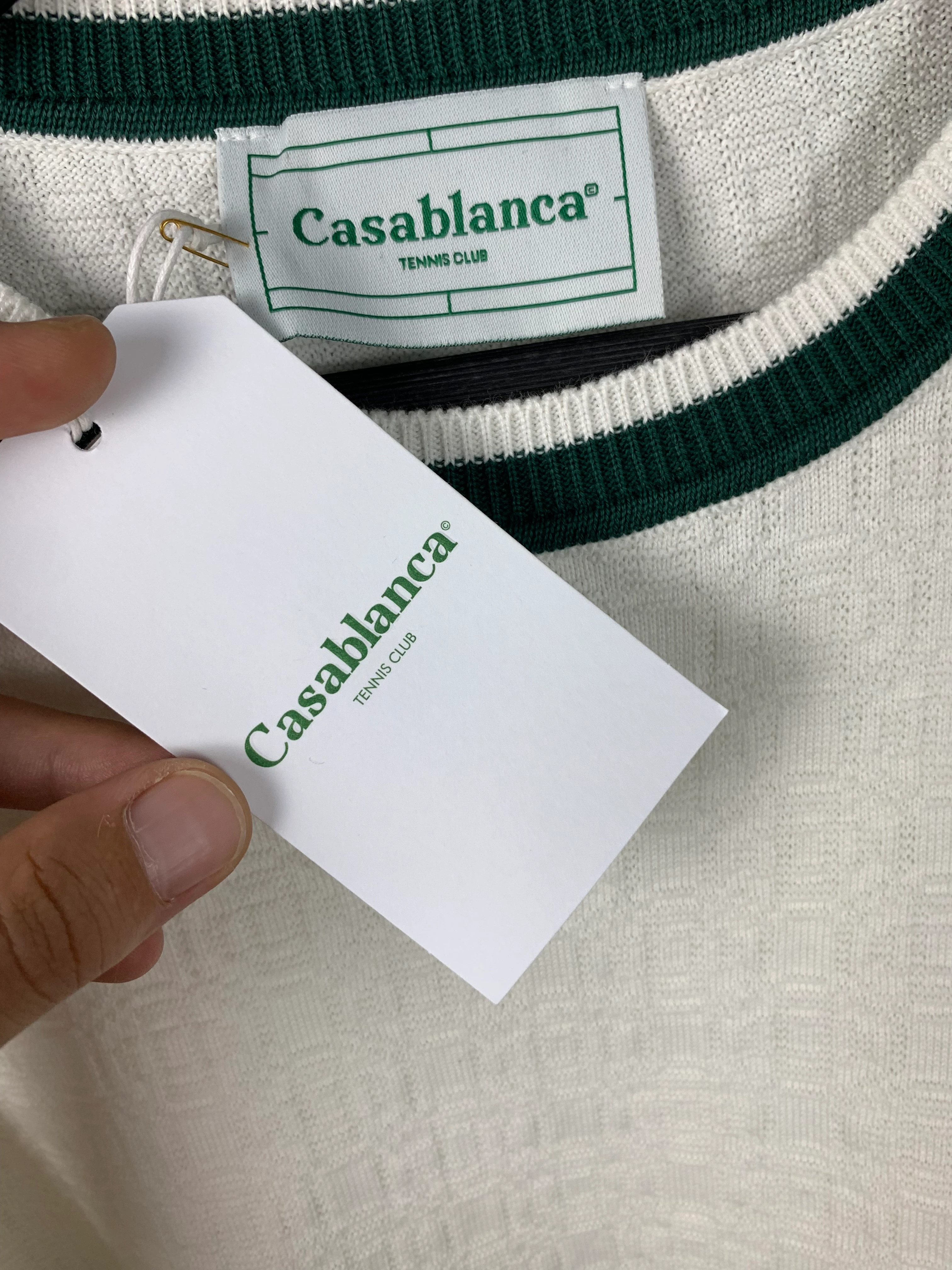 CB Specially Printed Fabric Black/White/Green Knitwear