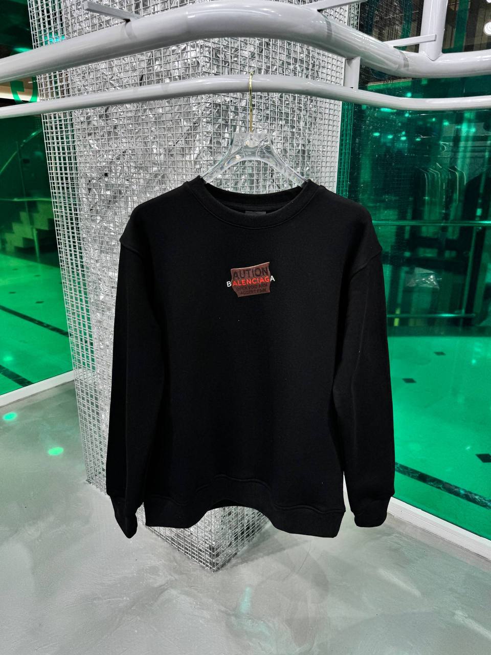 BB Luxury Print Sweatshirt - Black