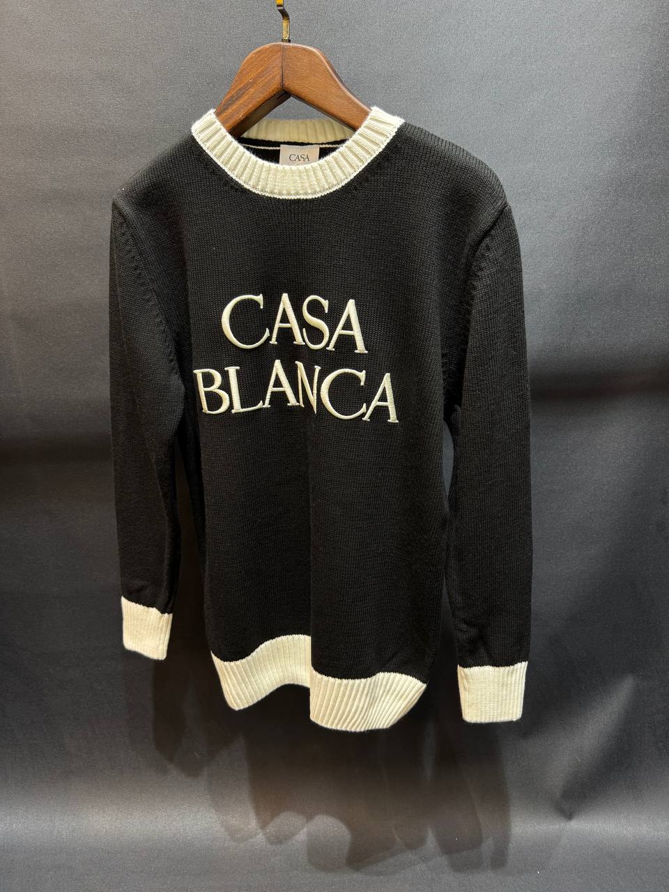 CB Luxury Embroidered Knitwear - Black