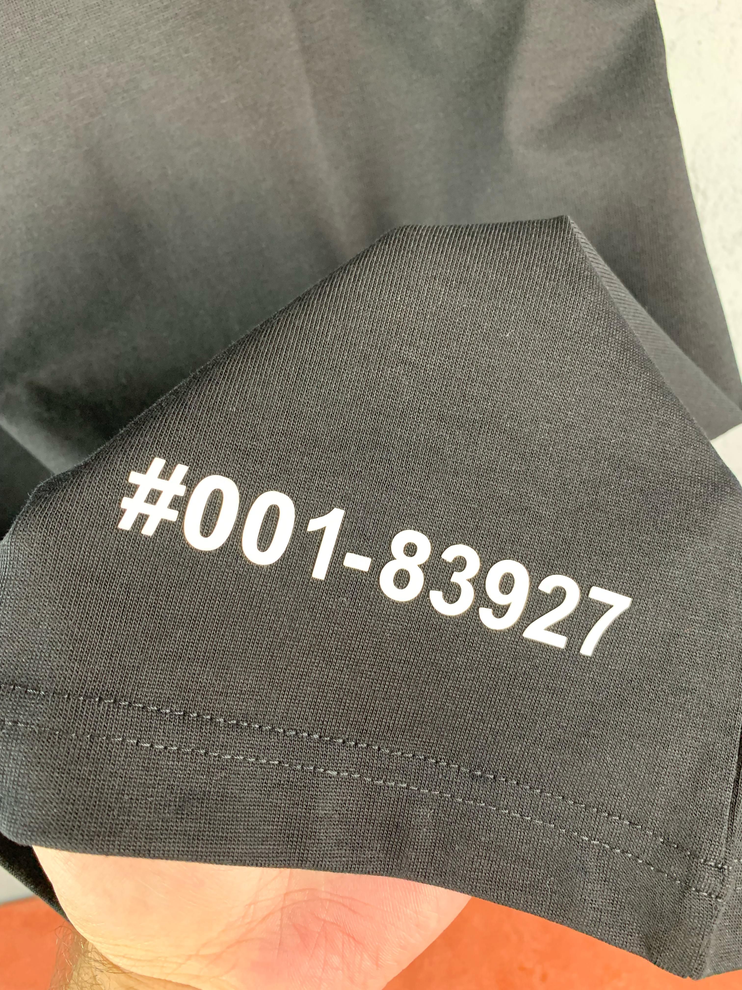 M Luxury Logo/Letter Print Black&Green&White T-shirt