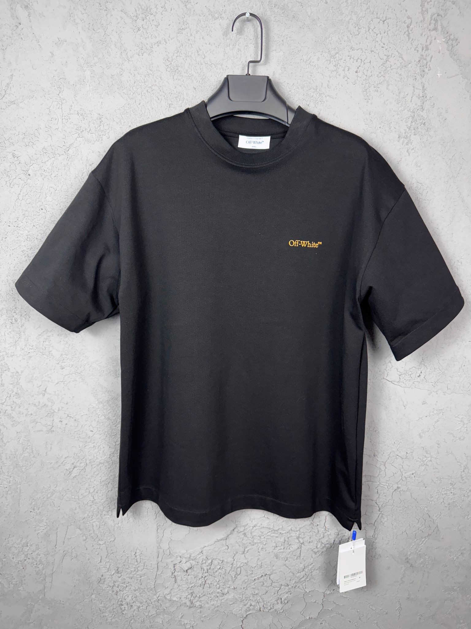 O-W New Season Luxury Top Quality T.Arrow White&Black T-shirt