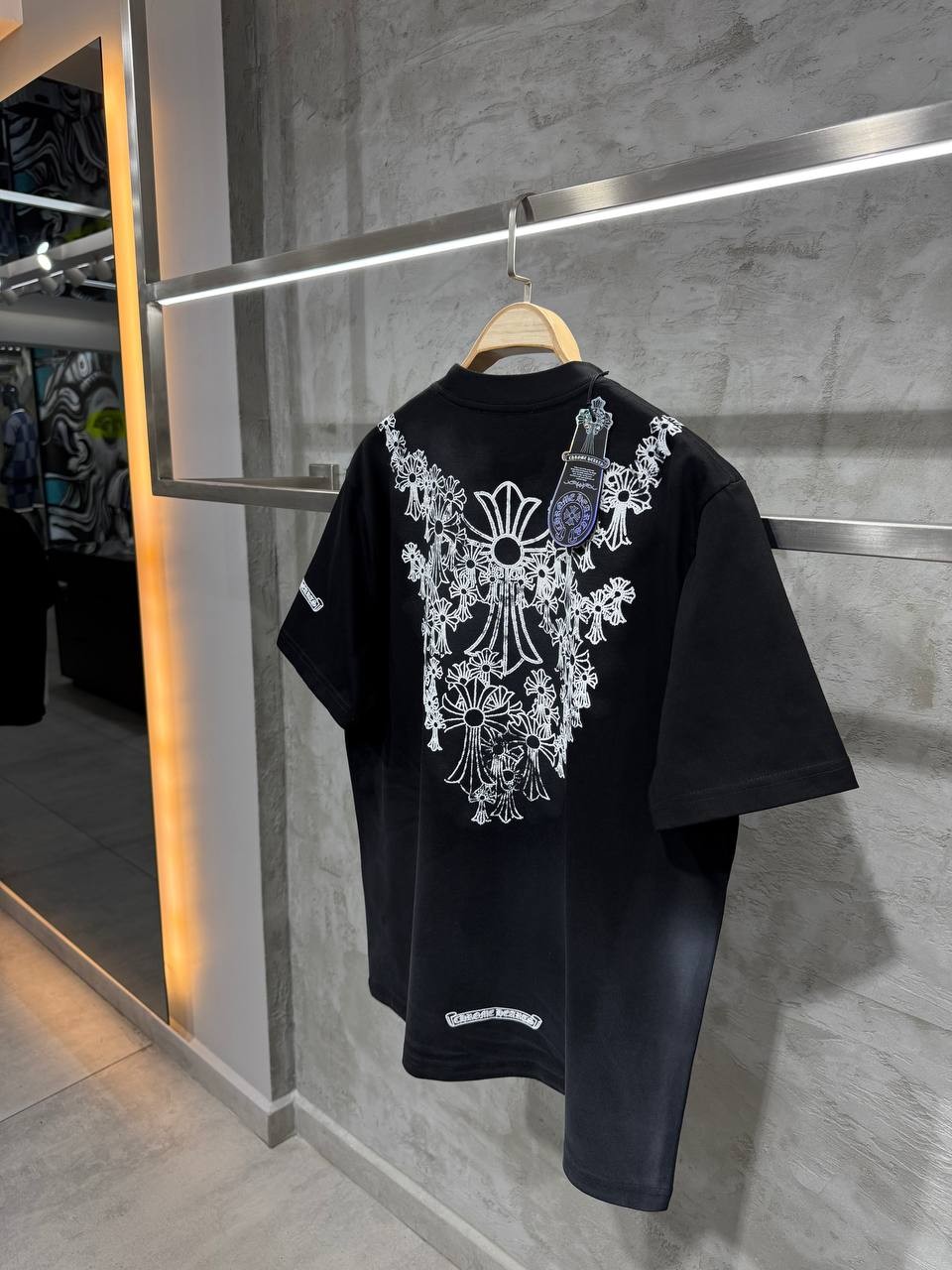 CH Luxury Special Design Black & White T-shirt