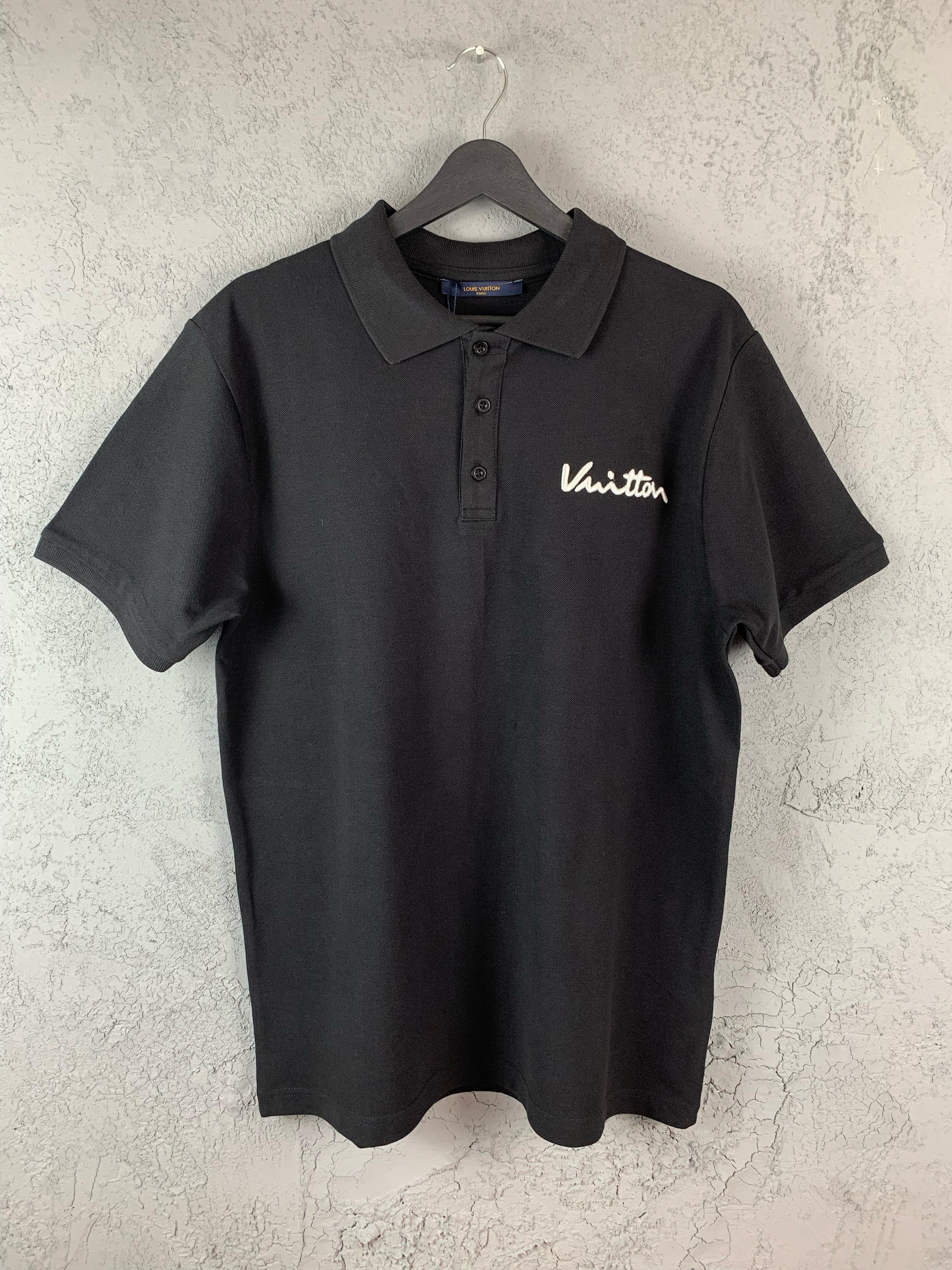 L Luxury Embroidery Detailed Polo T-shirt