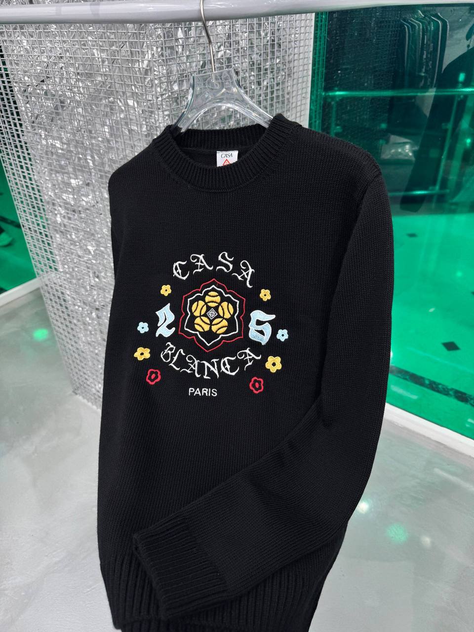 CB Luxury Colorful Knitwear - Black