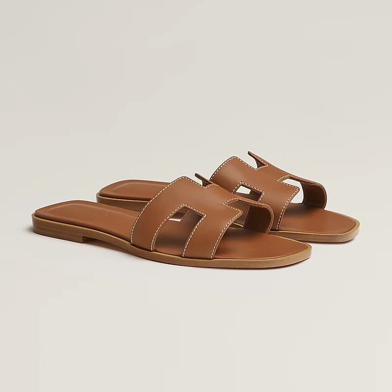 H Luxury Sandals - Brown