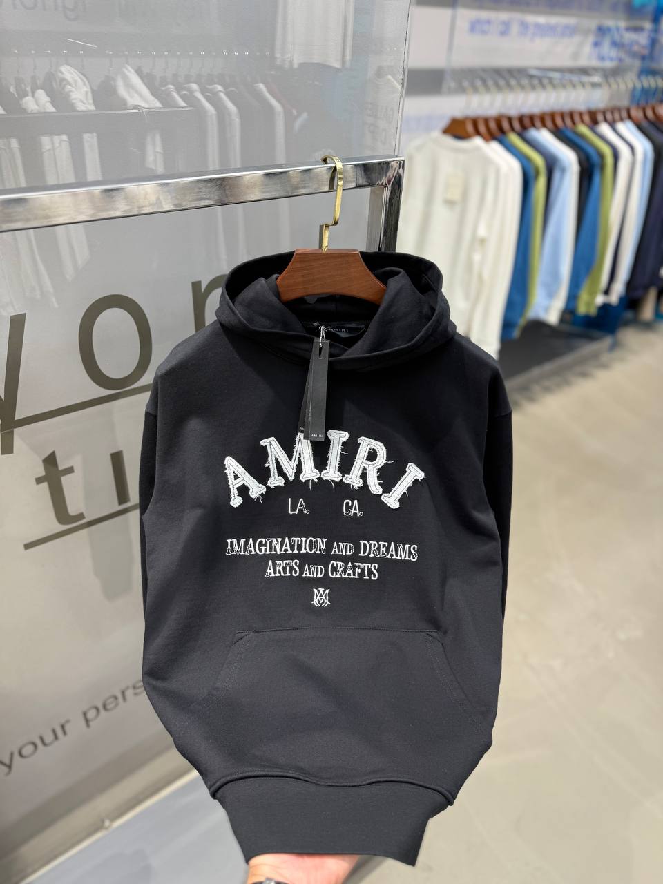A Luxury Embossed Logo Hoodie