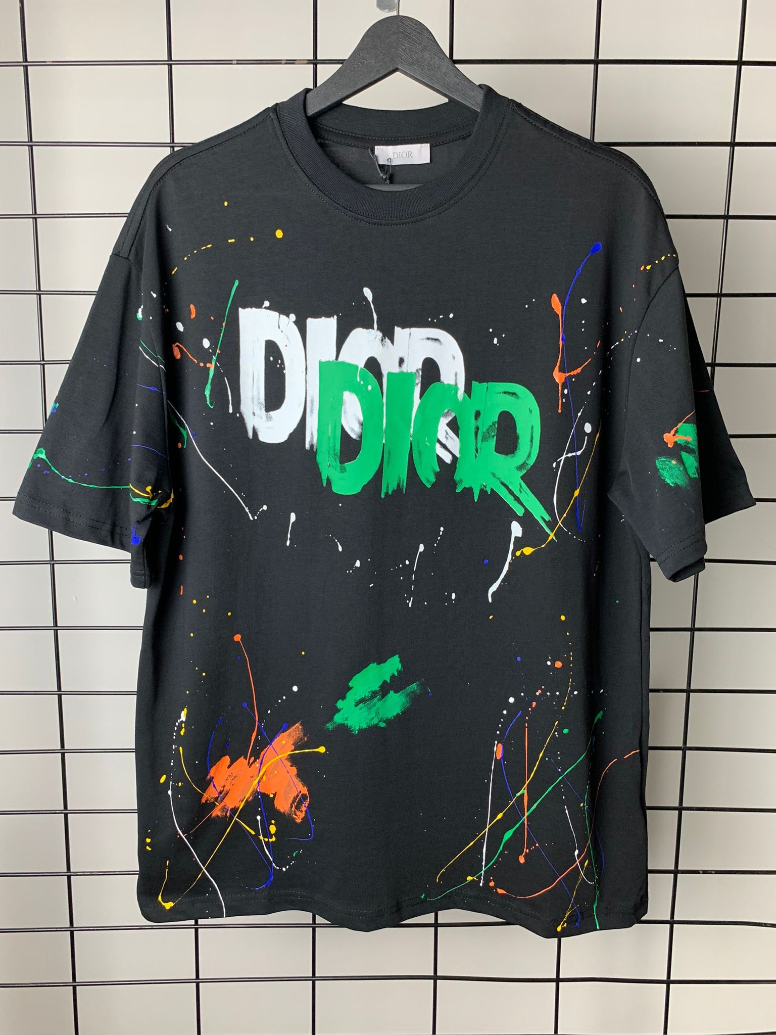 CD Paint Splatter Luxury T-shirt - Black