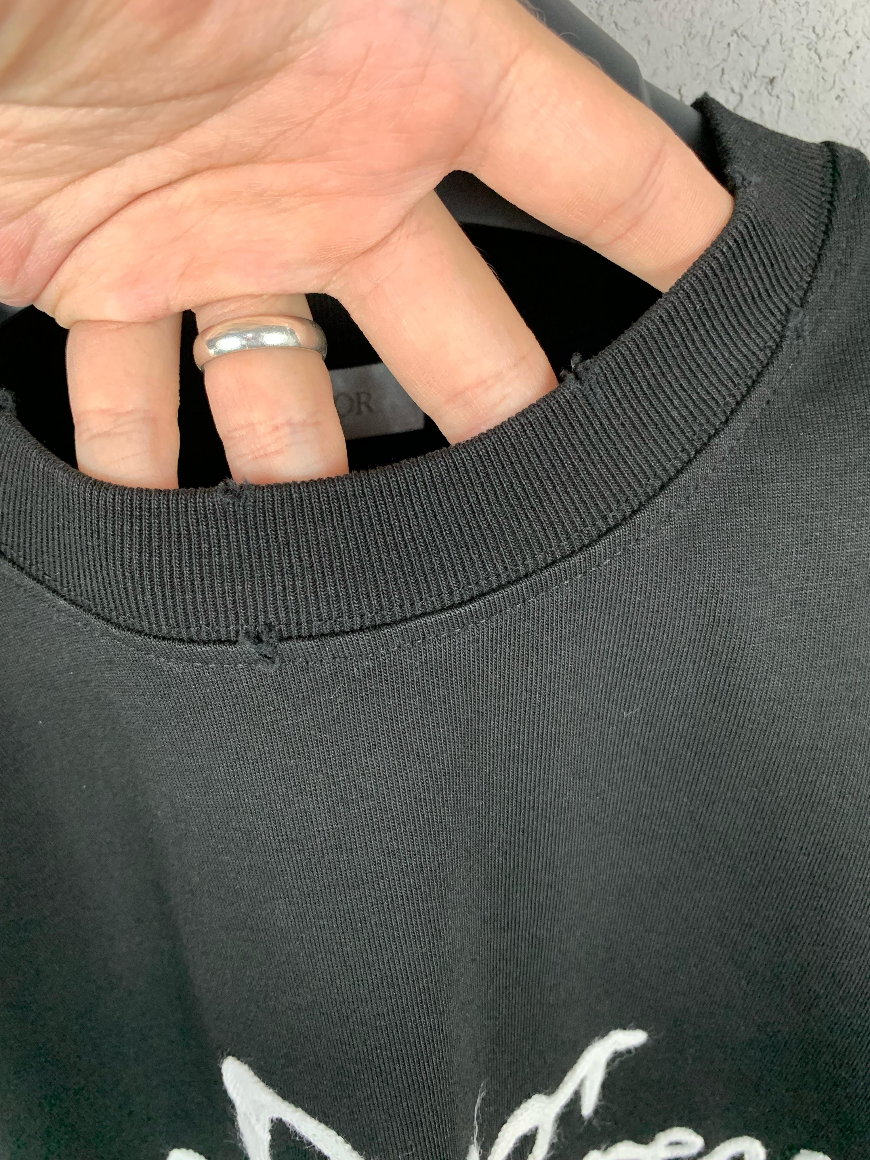 CD ‘Reel Friends’ Embroidered High Quality Black & White T-Shirt