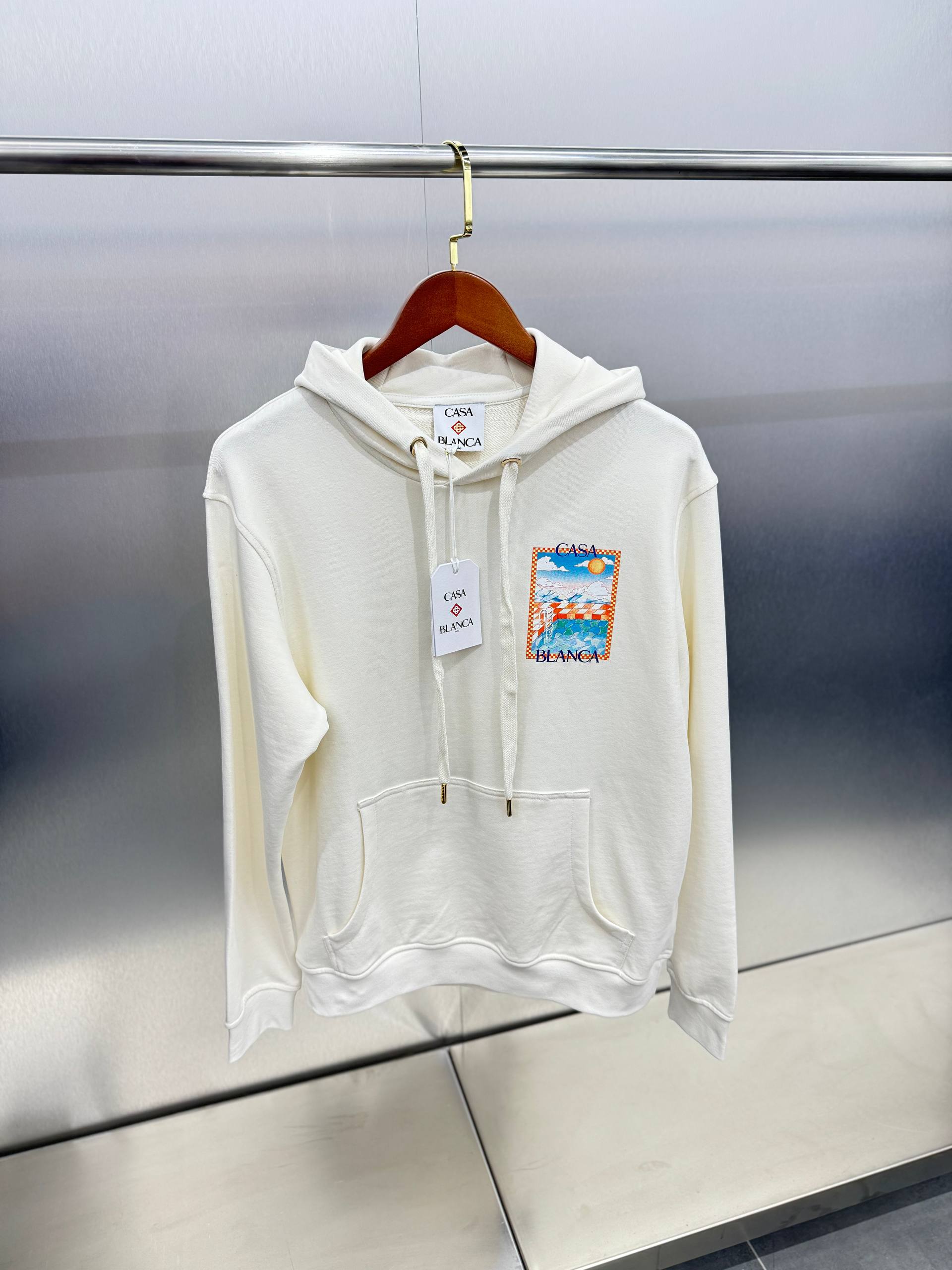 CB Luxury Pool Hoodie - White