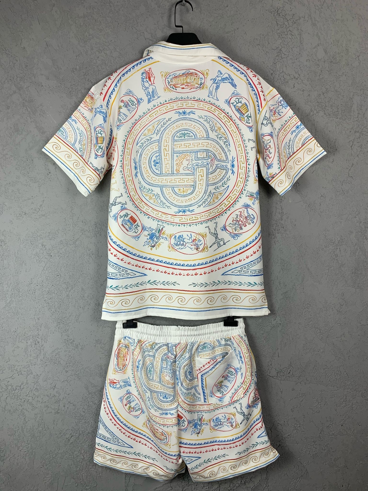 CB New Season Luxury Special Design Colourful T-Shirt / Shorts Set