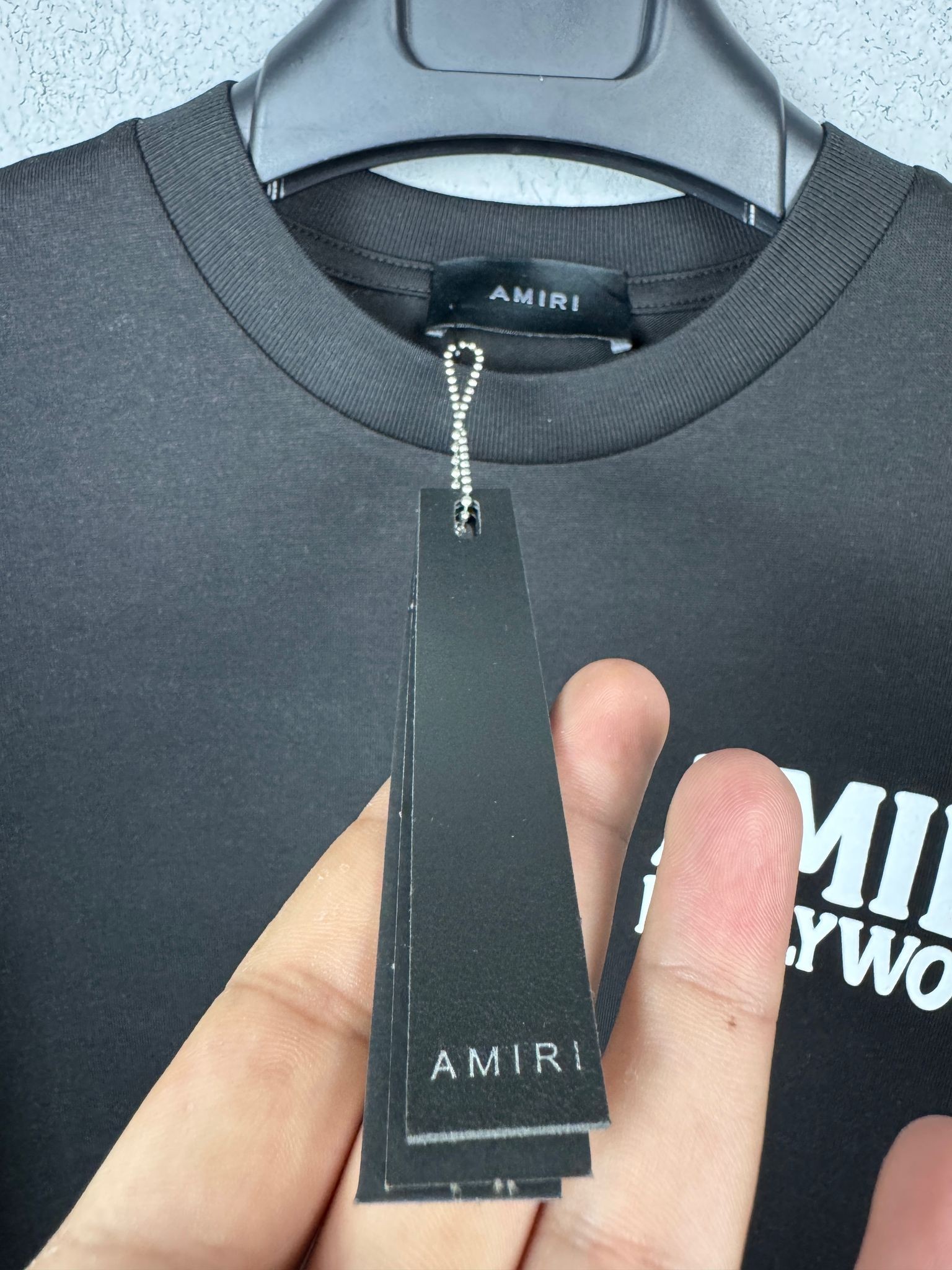 A Luxury ‘Hollywood’ Design Black & White T-shirt