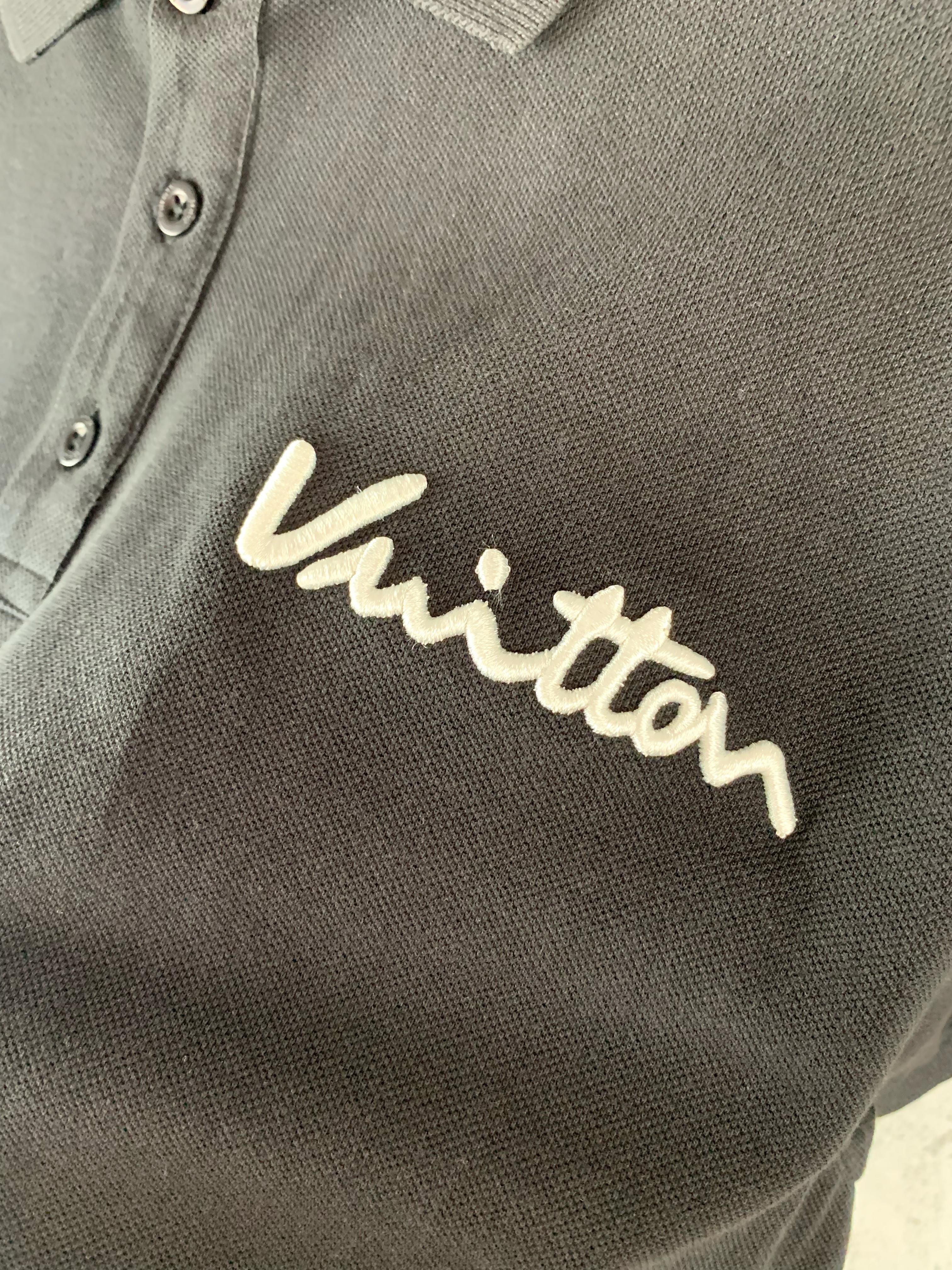 L Luxury Embroidery Detailed Polo T-shirt