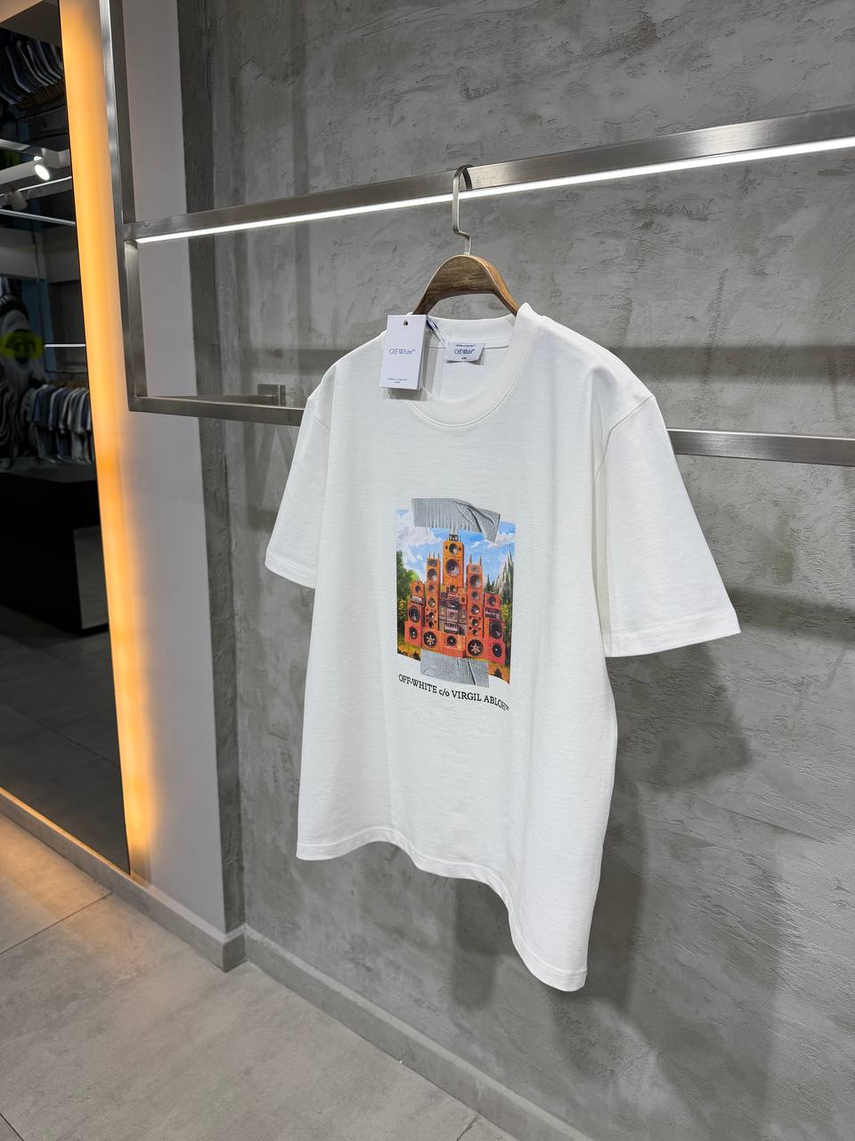 O-W Luxury Custom Design T-shirt - White