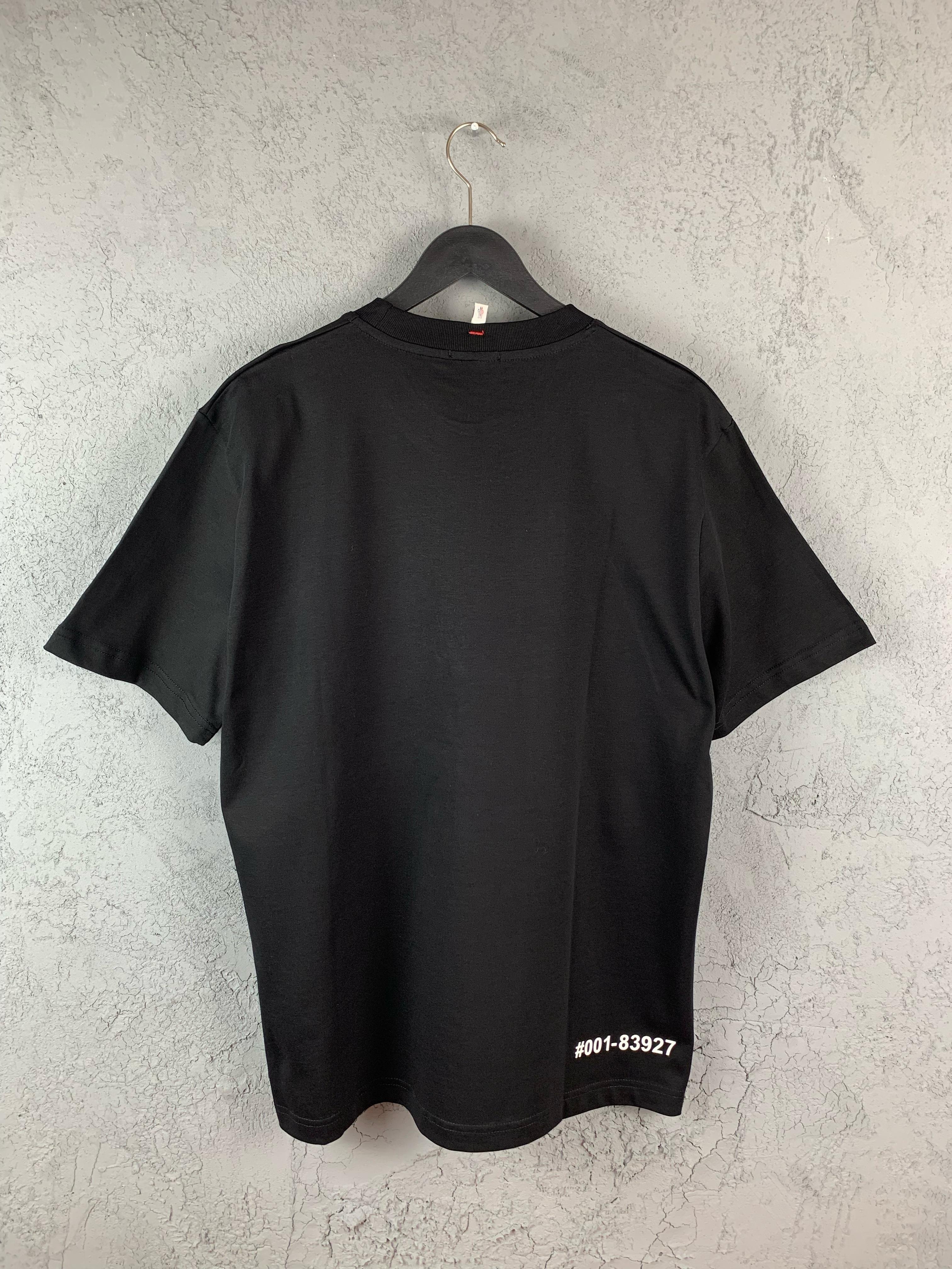 M Luxury Logo/Letter Print Black&Green&White T-shirt