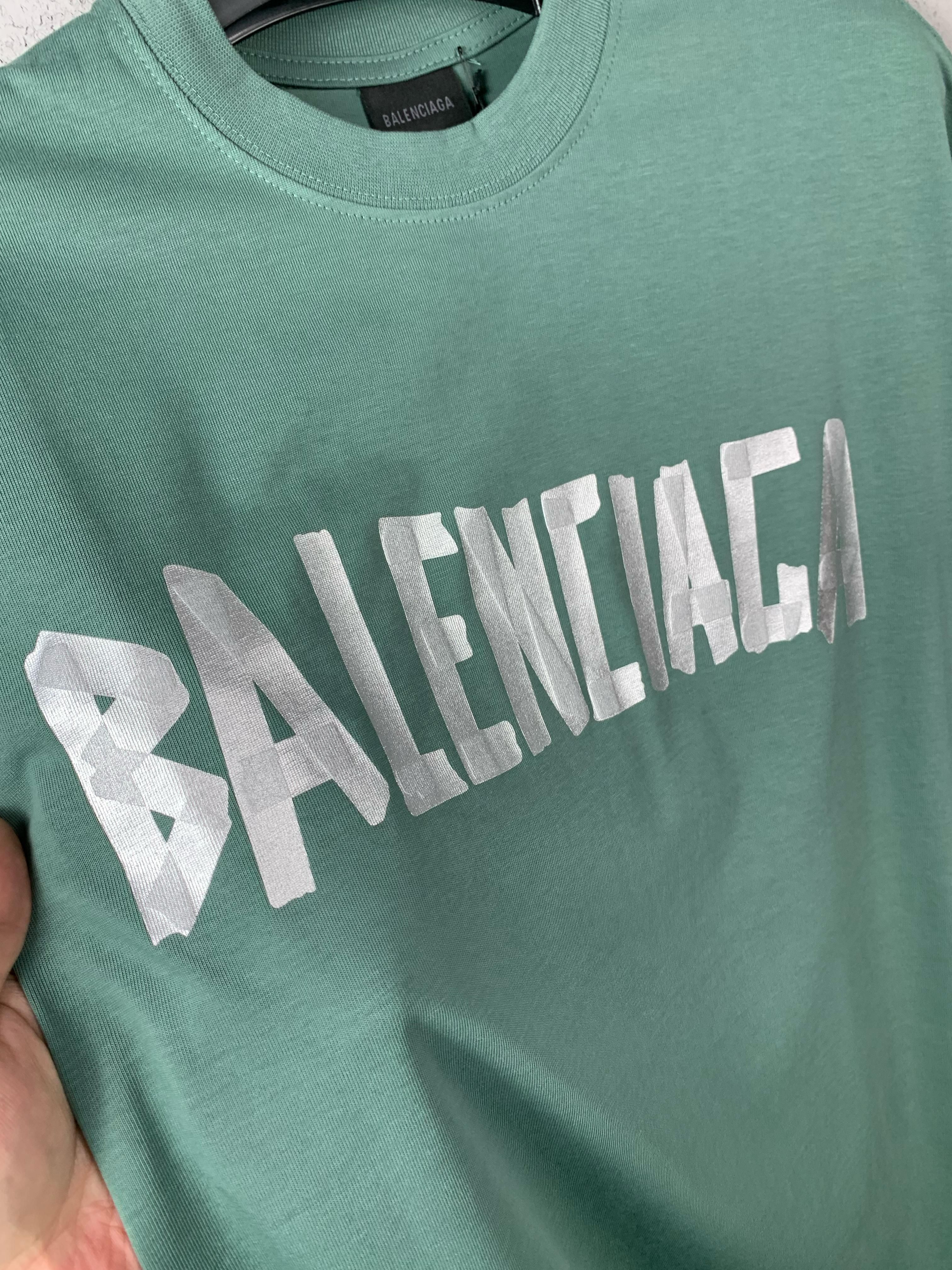 BB Tape Look Printed T-shirt - Green