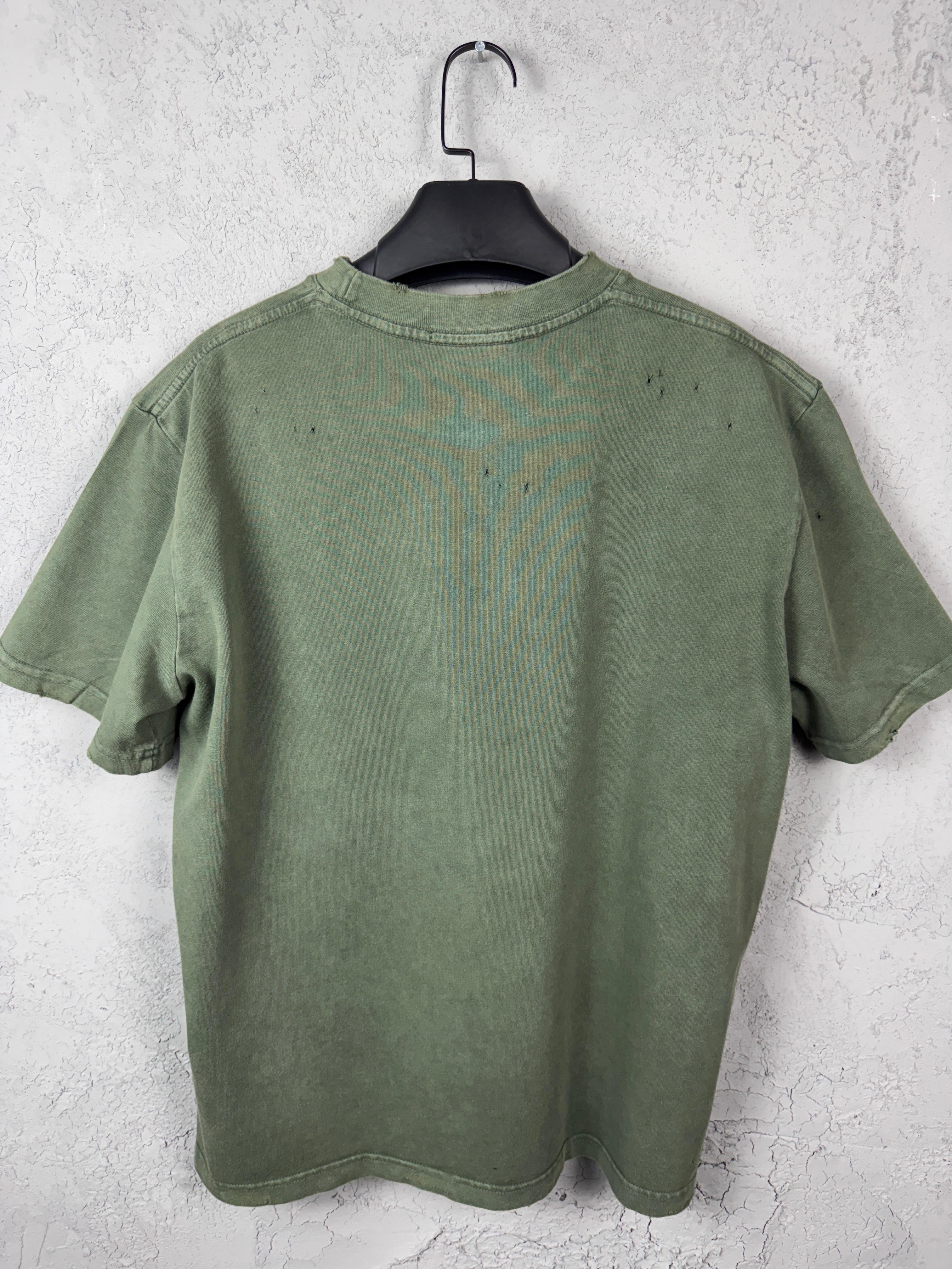 BB Luxury Special Design Grey & Blue & Green T-shirt