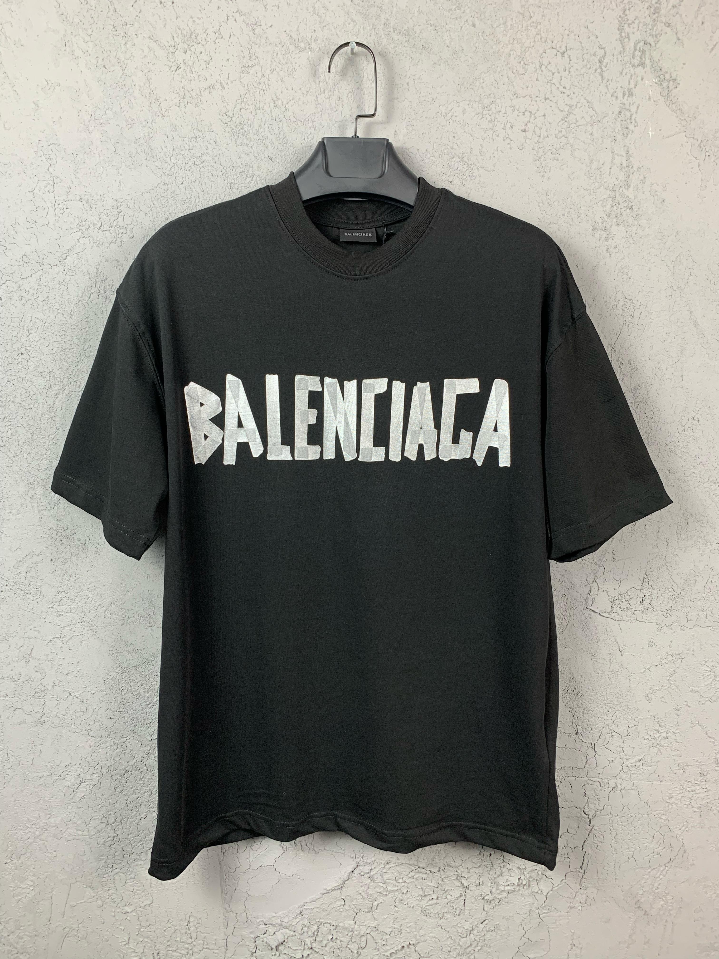 BB Tape Look Printed T-shirt - Black