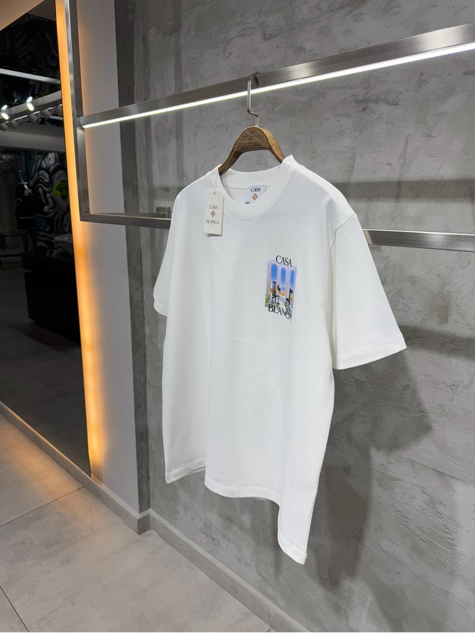CB Luxury Custom Design Black/White T-shirt - White