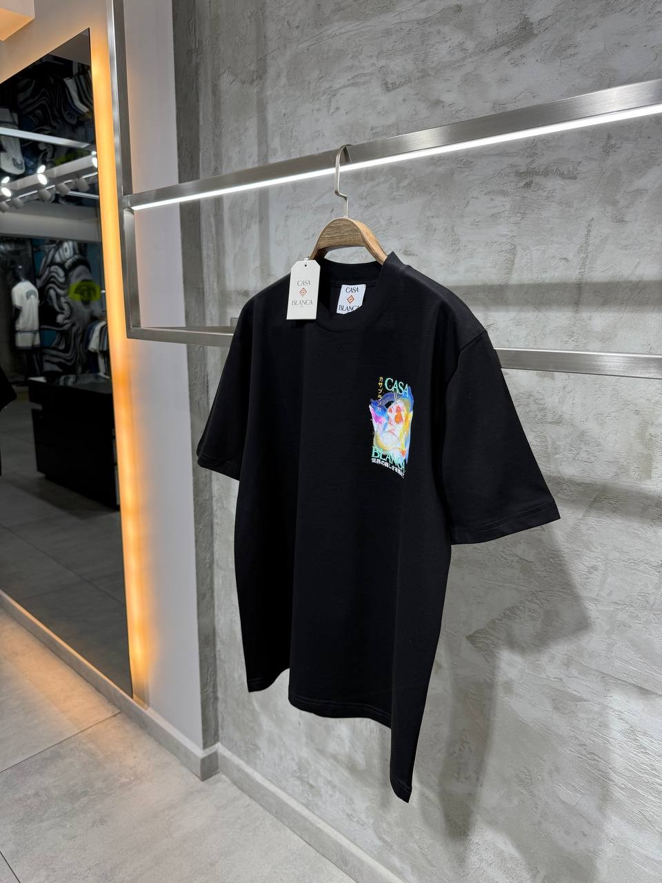 CB Special Design Black & White T-shirt - Black