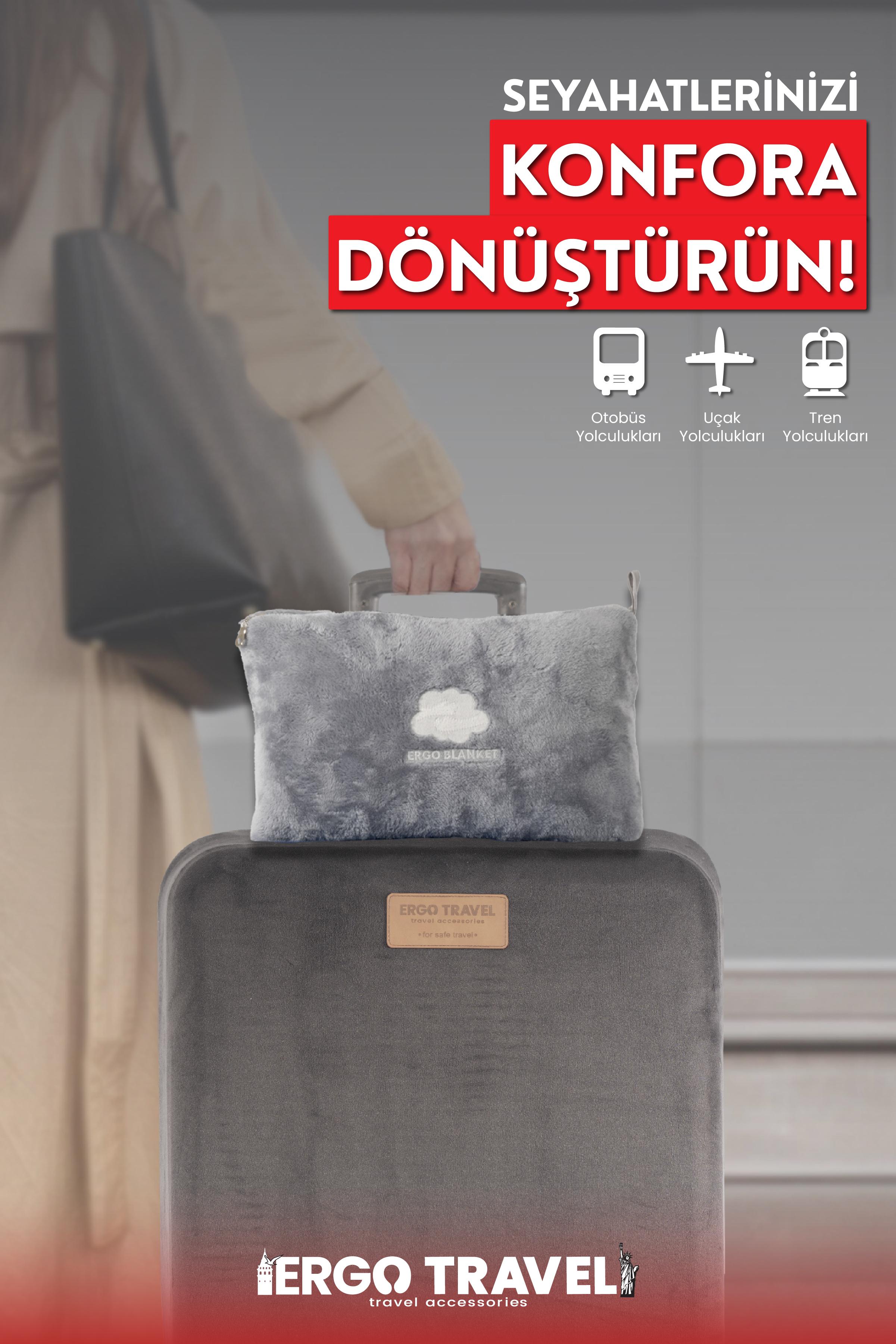 Ergo Blanket Ultrasoft Parıltılı Battaniye 160*110cm | Ergo Travel