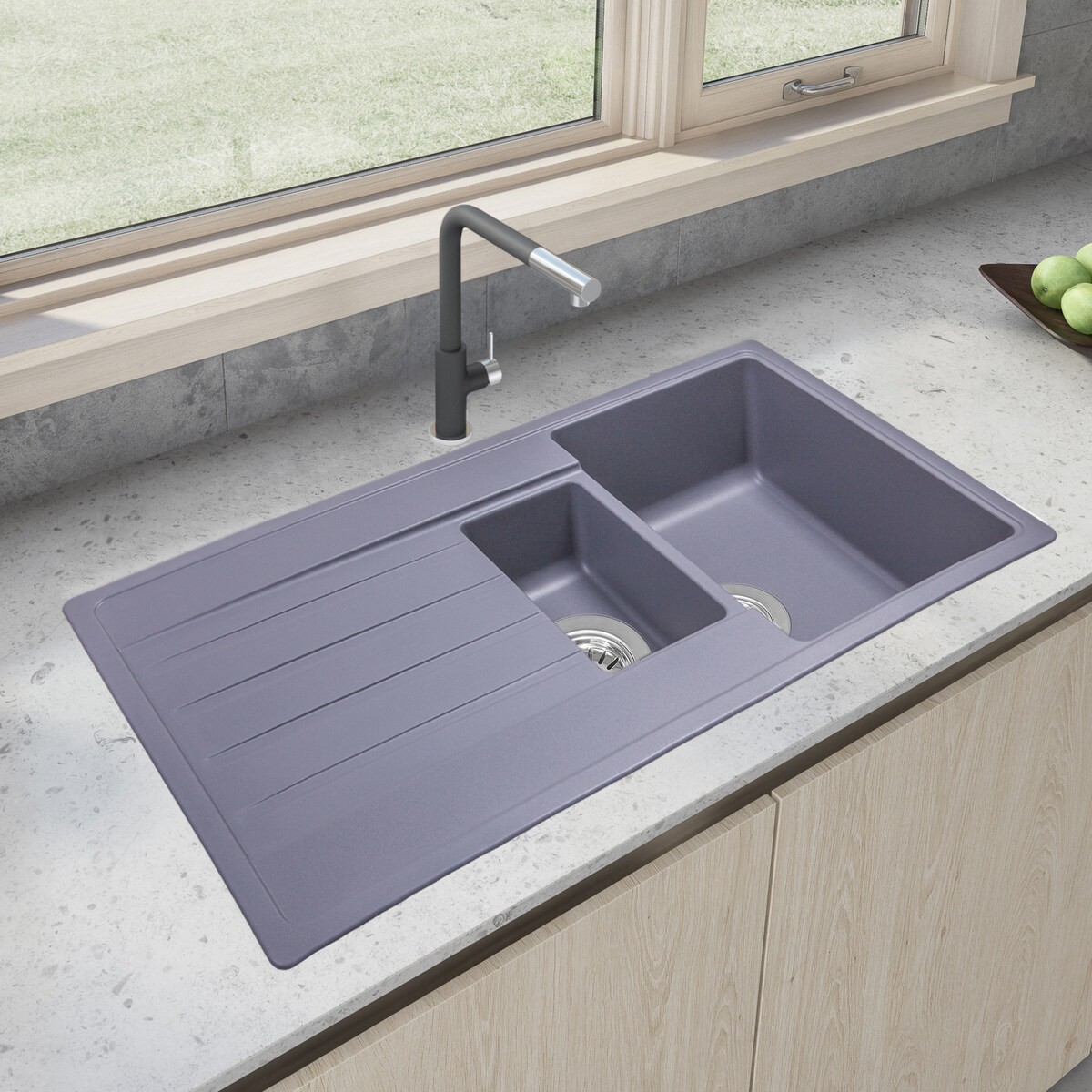 Granit Evye HAKONE Series Anthracite 100x50 (ANTRASİT) 