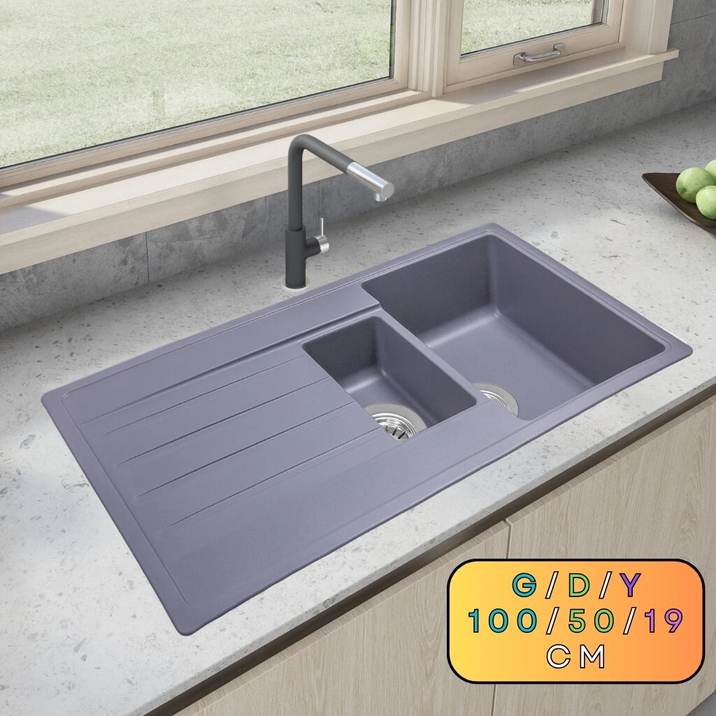 Granit Evye HAKONE Series Anthracite 100x50 (ANTRASİT) 