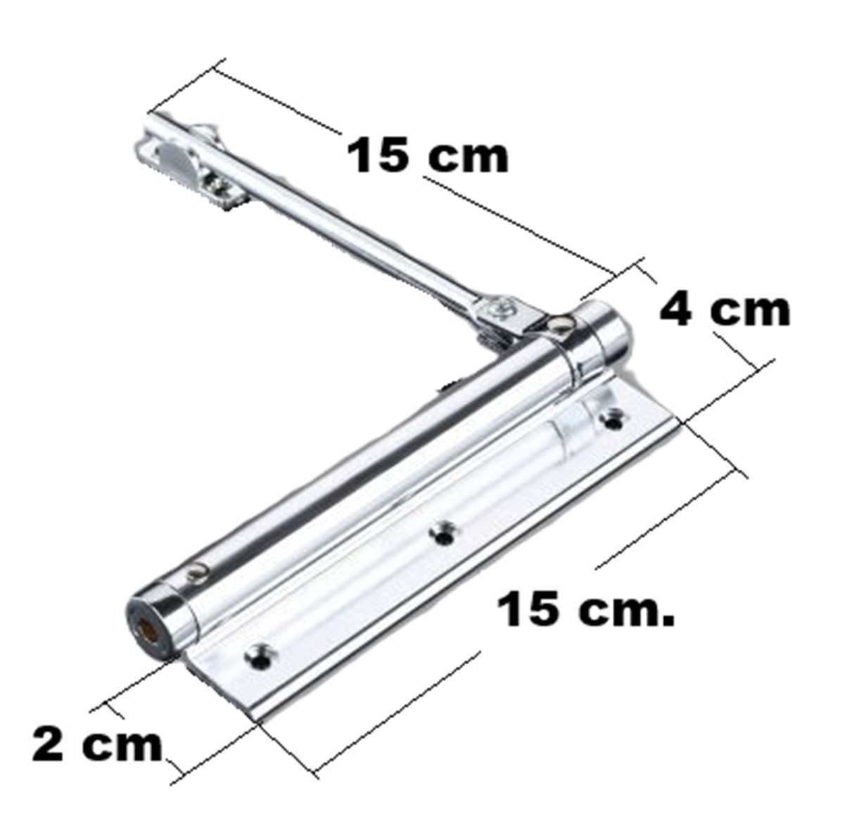 SERVO Krom, otomatik kapı kapatıcı (kapı itme yayı, bahçe kapısı, oda kapısı, daire kapısı kapatıcı)