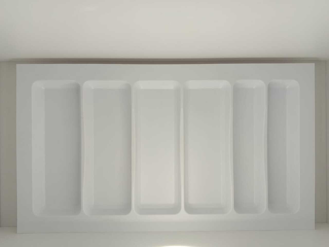 85x49 Cm. Beyaz Kaşıklık Ve Kepçelik 2'li Set (79X41 CM'E KADAR KESİLEBİLİR)
