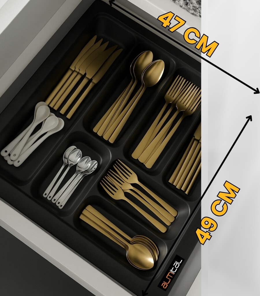 47x49 Kaşıklık ve Kepçelik 2'li Set (Ücretsiz Kesim) 40x41CM ‘E KADAR KESİLEBİLİR