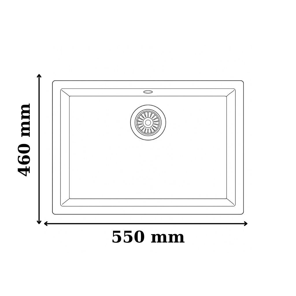 Granit Evye KOTARU Series Anthracite 55x46 (ANTRASİT) 