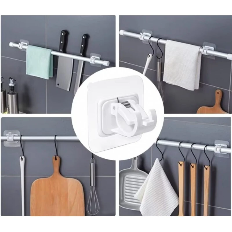 Kabelring 2 adet Yapışkanlı, Yaylı, Perde Çubuğu, Boru Askısı ve Kablo Düzenleyici Halka, Kendinden Yapışkanlı (çift) 